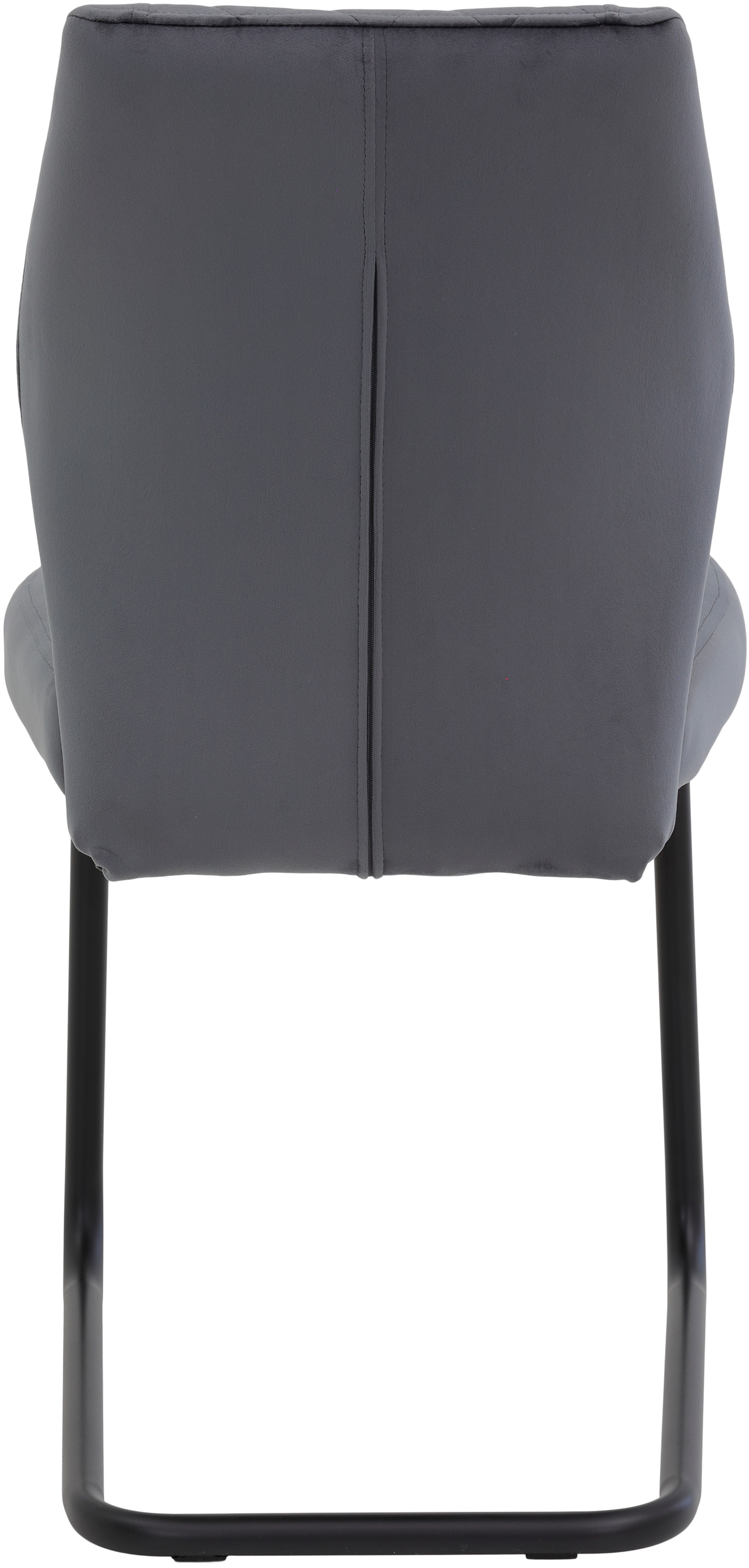 HELA Freischwinger »Freischwinger DALLAS 140kg belastbar, mit Rautensteppung«, (Set), 4 St., Samtvelours VELVET, Esszimmerstuhl, Rücken und Sitz ergonomisch gepolstert