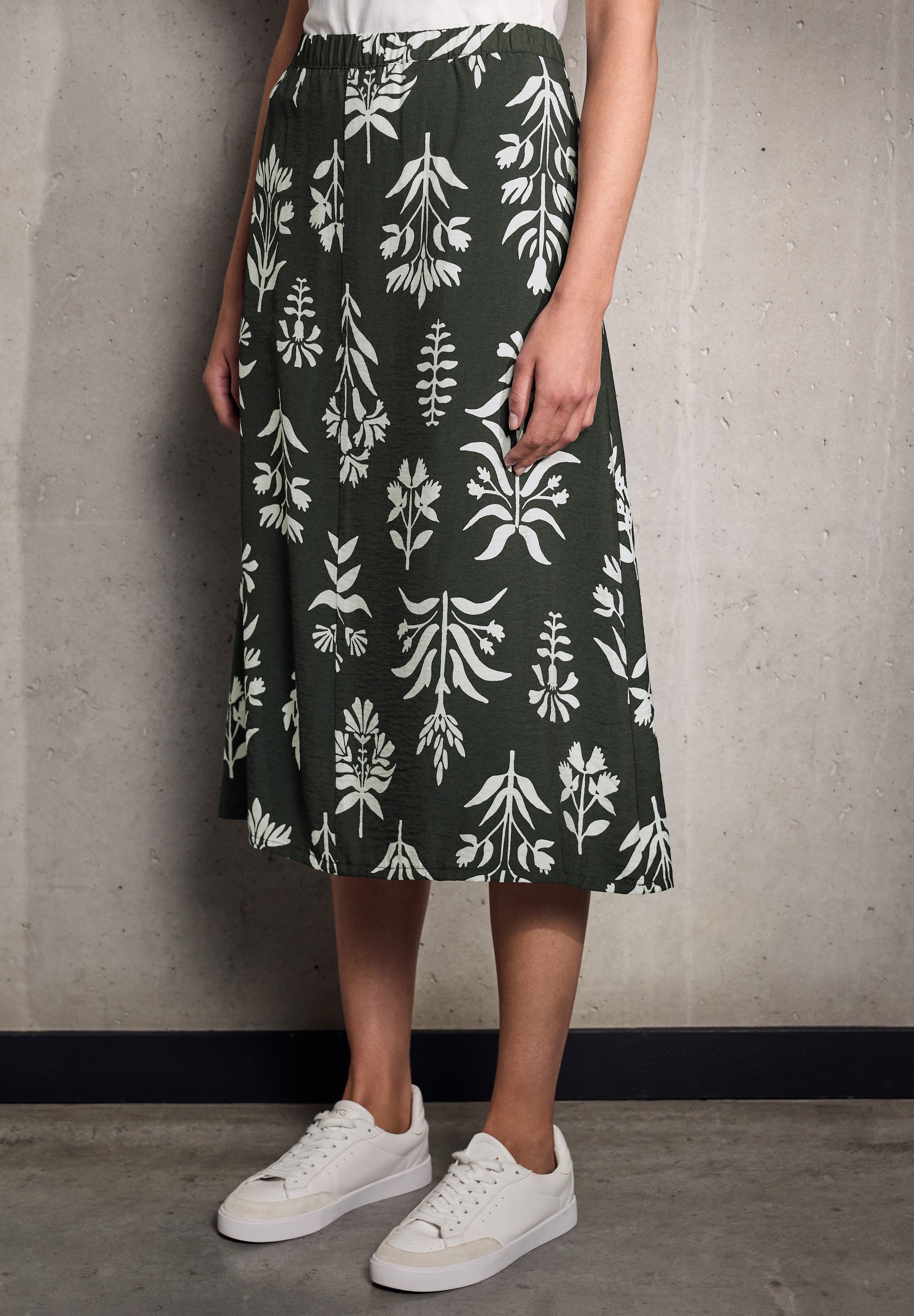 STREET ONE STUDIO Maxirock mit Elastikbund günstig online kaufen