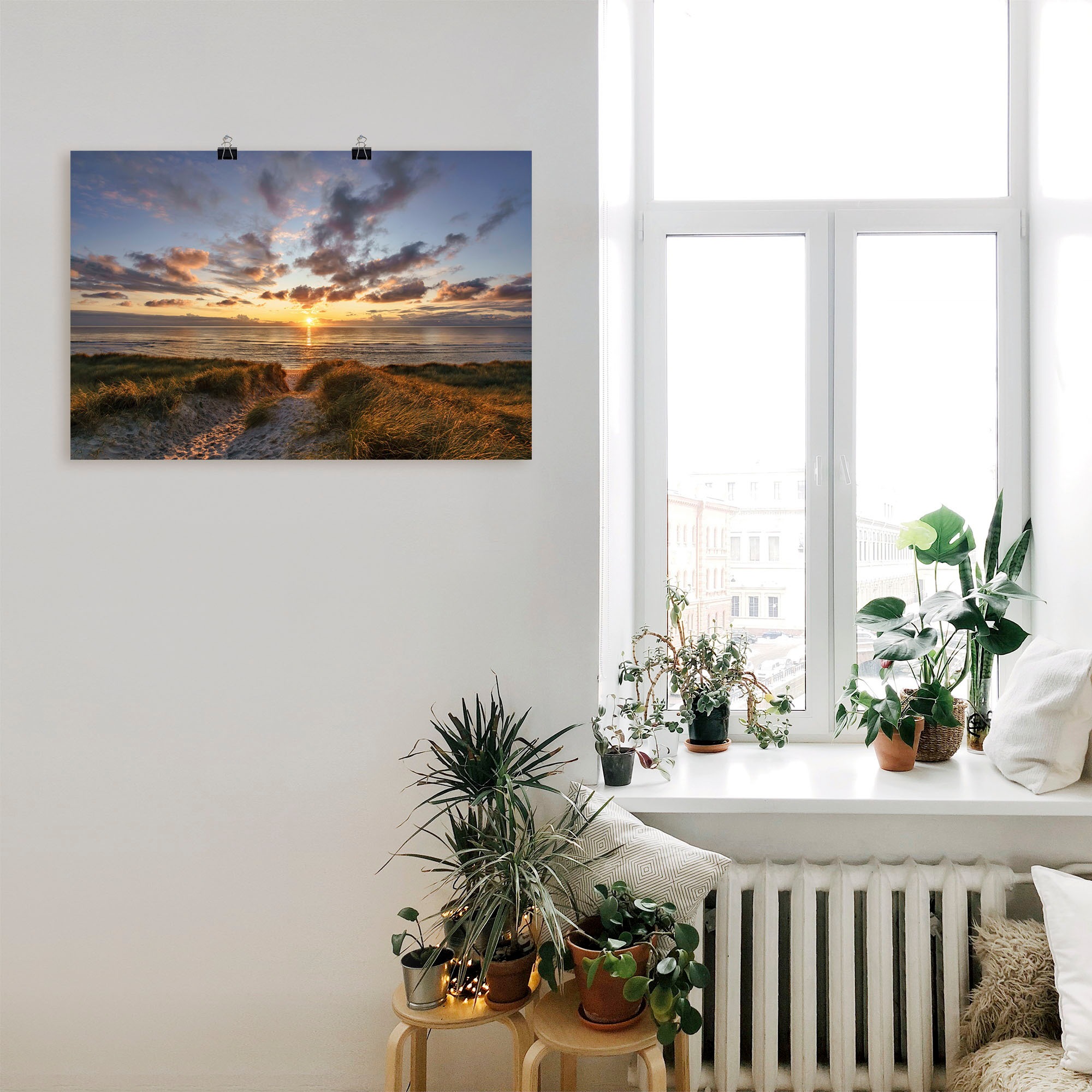 Artland Wandbild "Sonnenuntergang auf Sylt", Bilder vom Sonnenuntergang & - günstig online kaufen