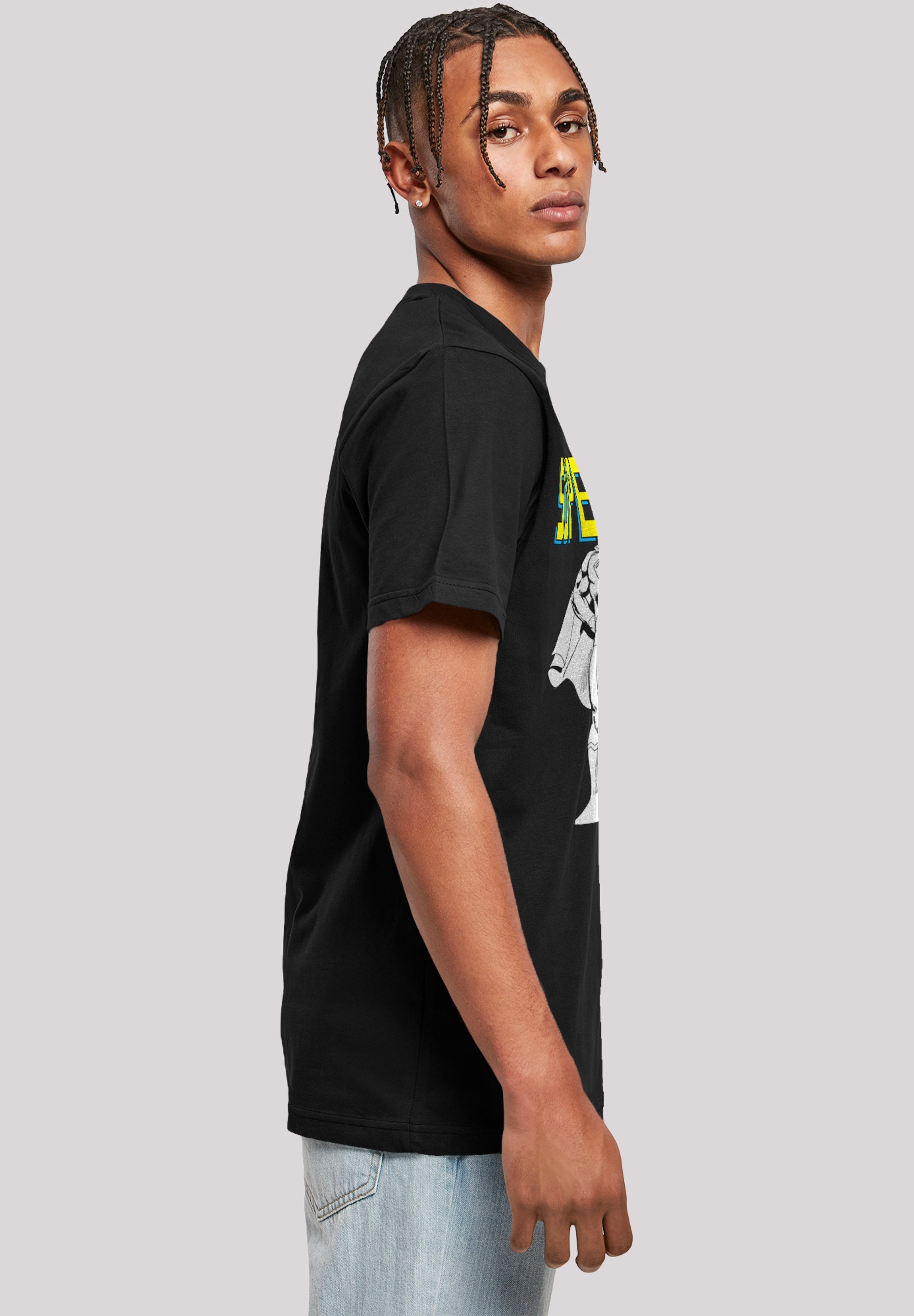 F4NT4STIC T-Shirt »DC Comics Superman Mono Action Pose«, Herren,Premium Merch,Regular-Fit,Basic,Bedruckt