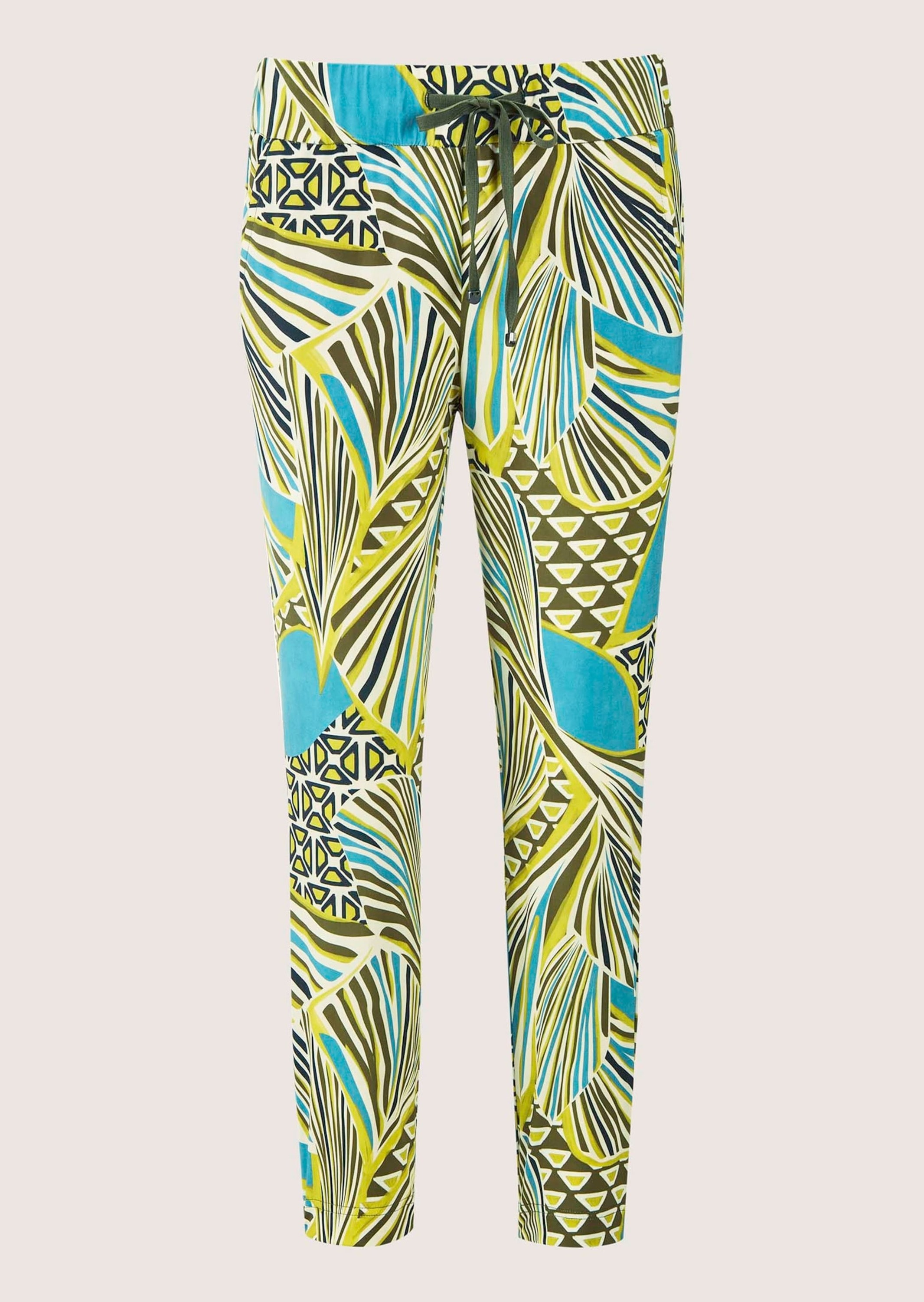 Madeleine Schlupfhose "7/8 Hose Farbige Schlupfhose Mit Grafischem Print"