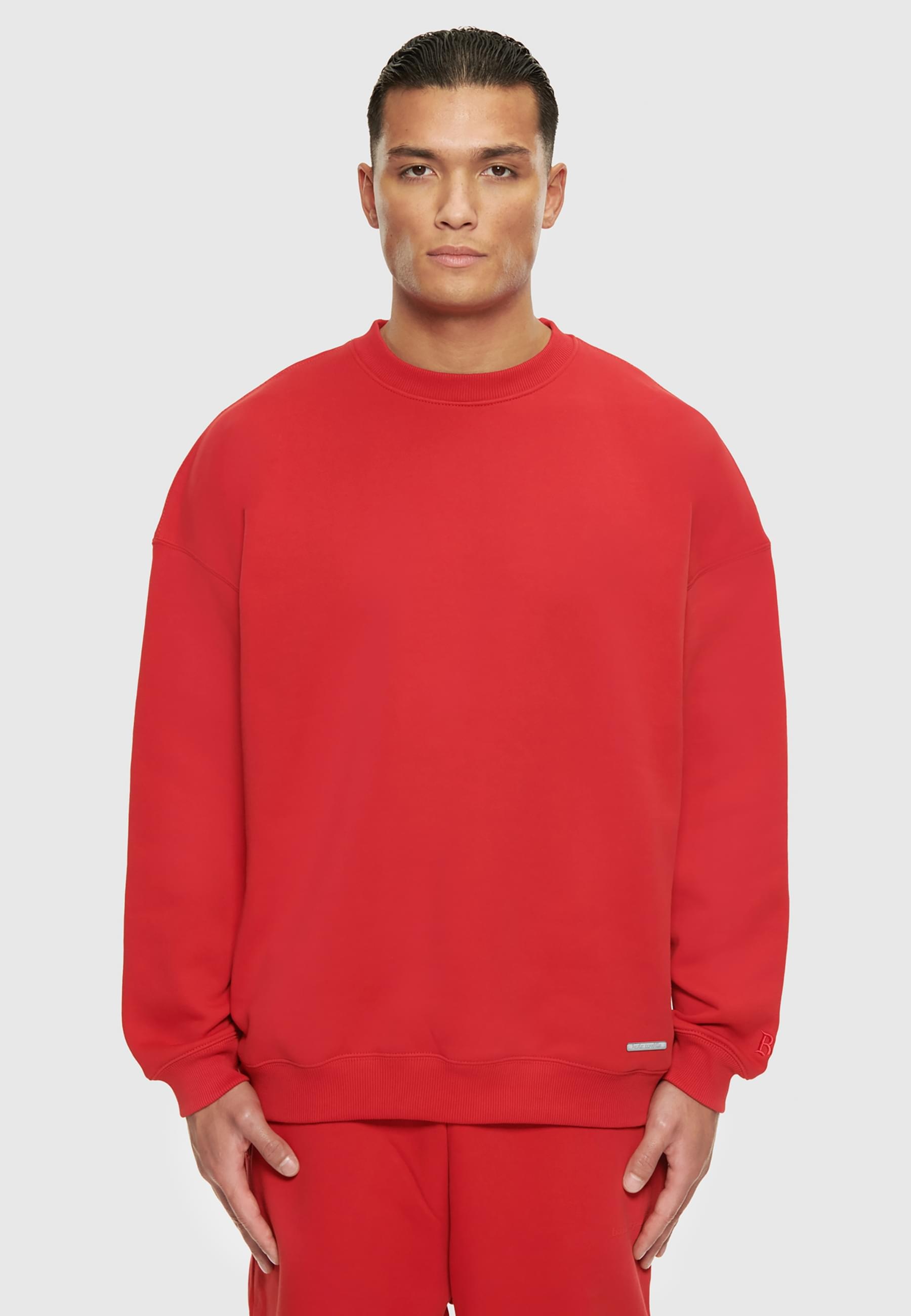 Thumbnail - Dropsize Rundhalspullover "Dropsize Herren Bazix Republiq Super Heavy Blank Sweater", 1 Stk.