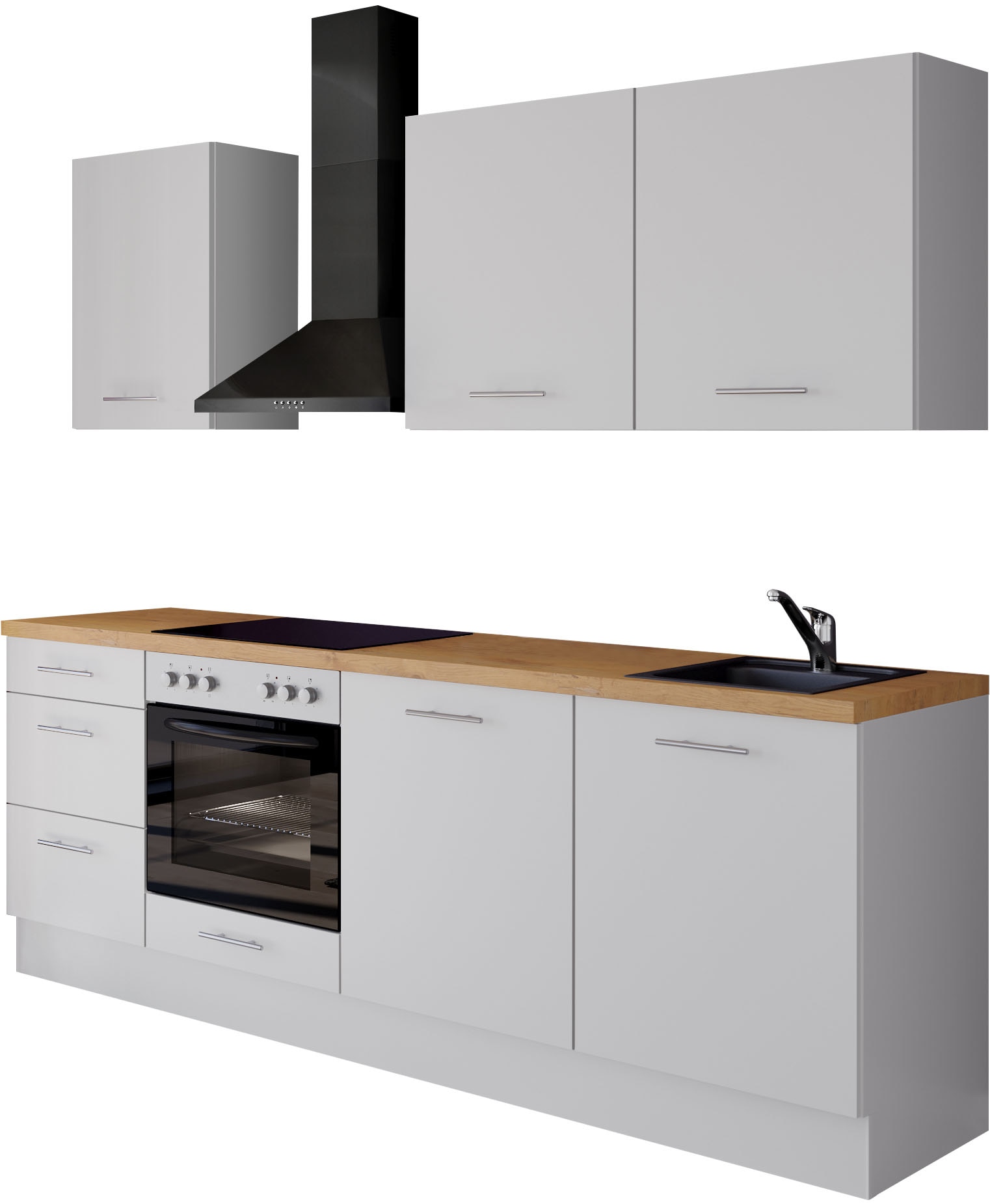 IMPULS KÜCHEN Küchenzeile ""Kopenhagen", Ausrichtung wählbar, Schubkästen m günstig online kaufen