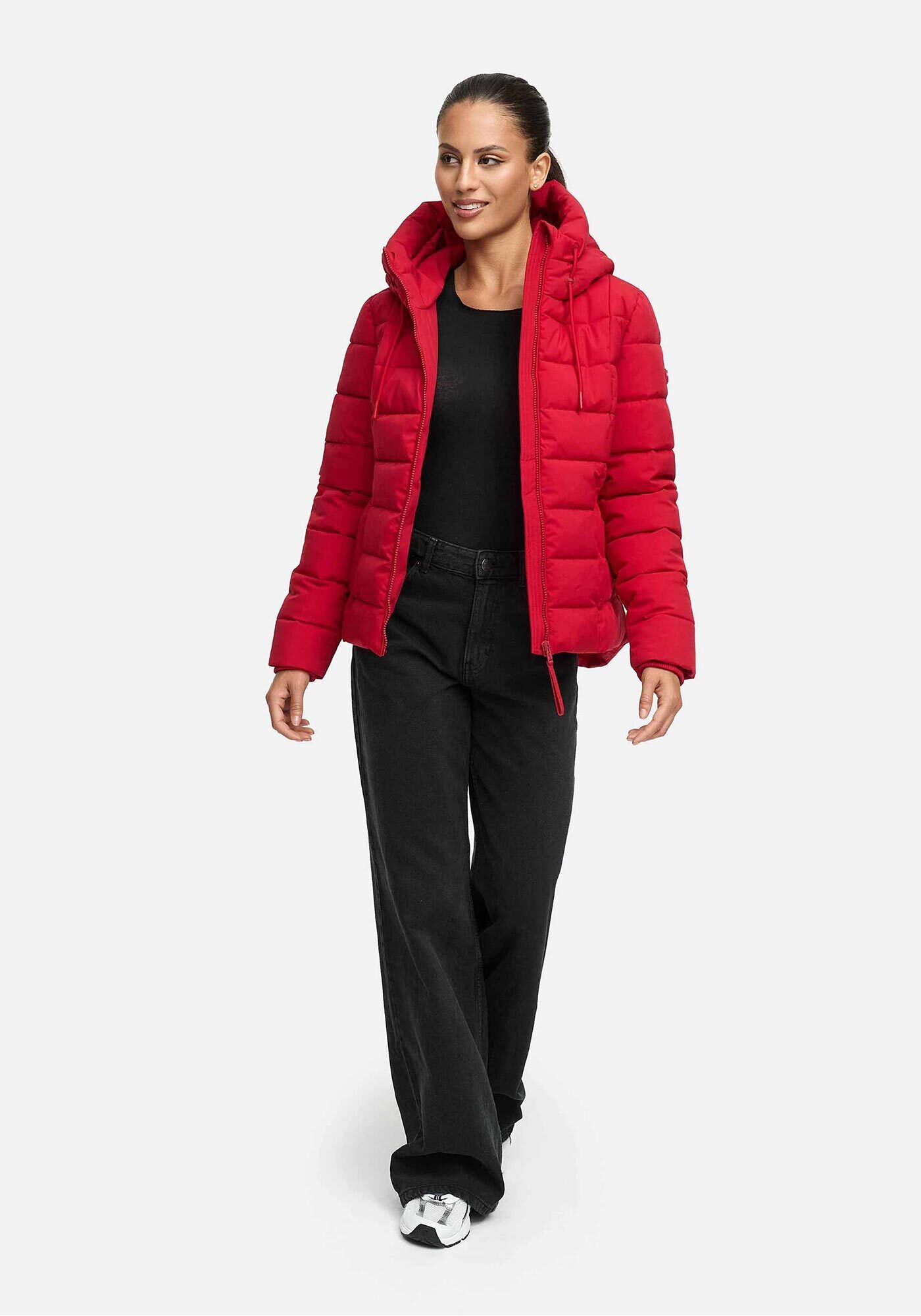 Marikoo Winterjacke »Tayenaa«, mit schmaler Steppung und extra hohem Kragen