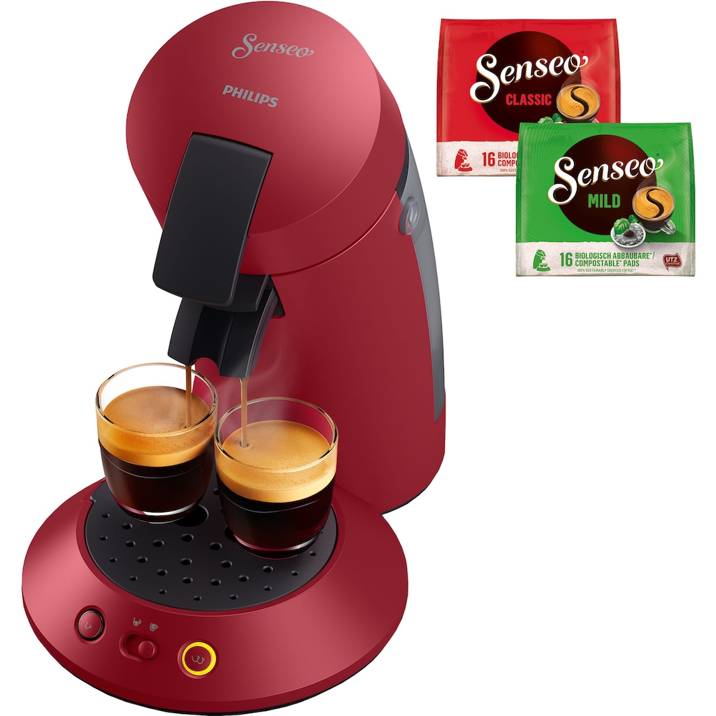 Philips Senseo Kaffeepadmaschine »Original Plus CSA210/90«, inkl. Gratis-Zugaben im Wert von 5,- UVP