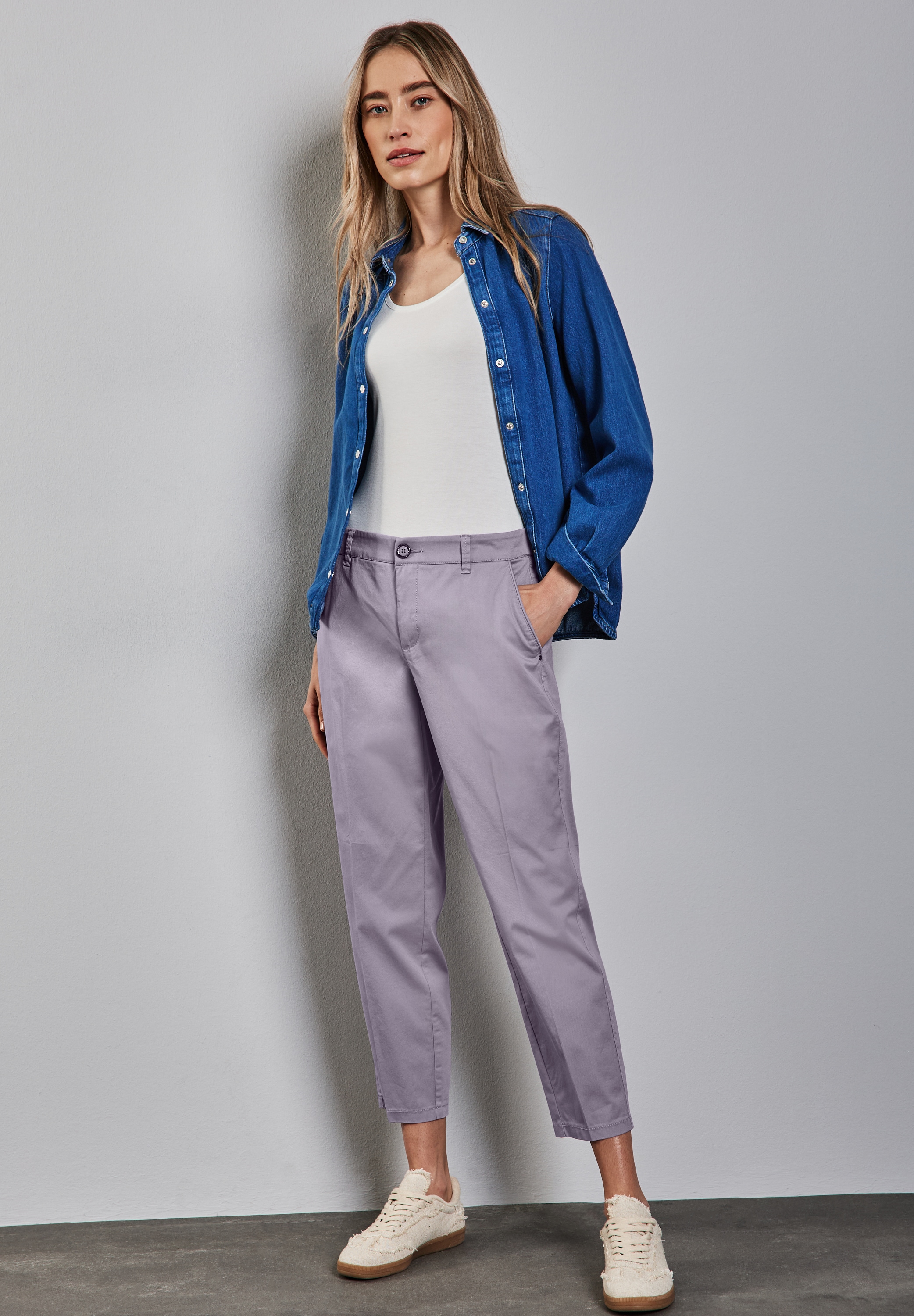 STREET ONE Stoffhose, Middle Waist