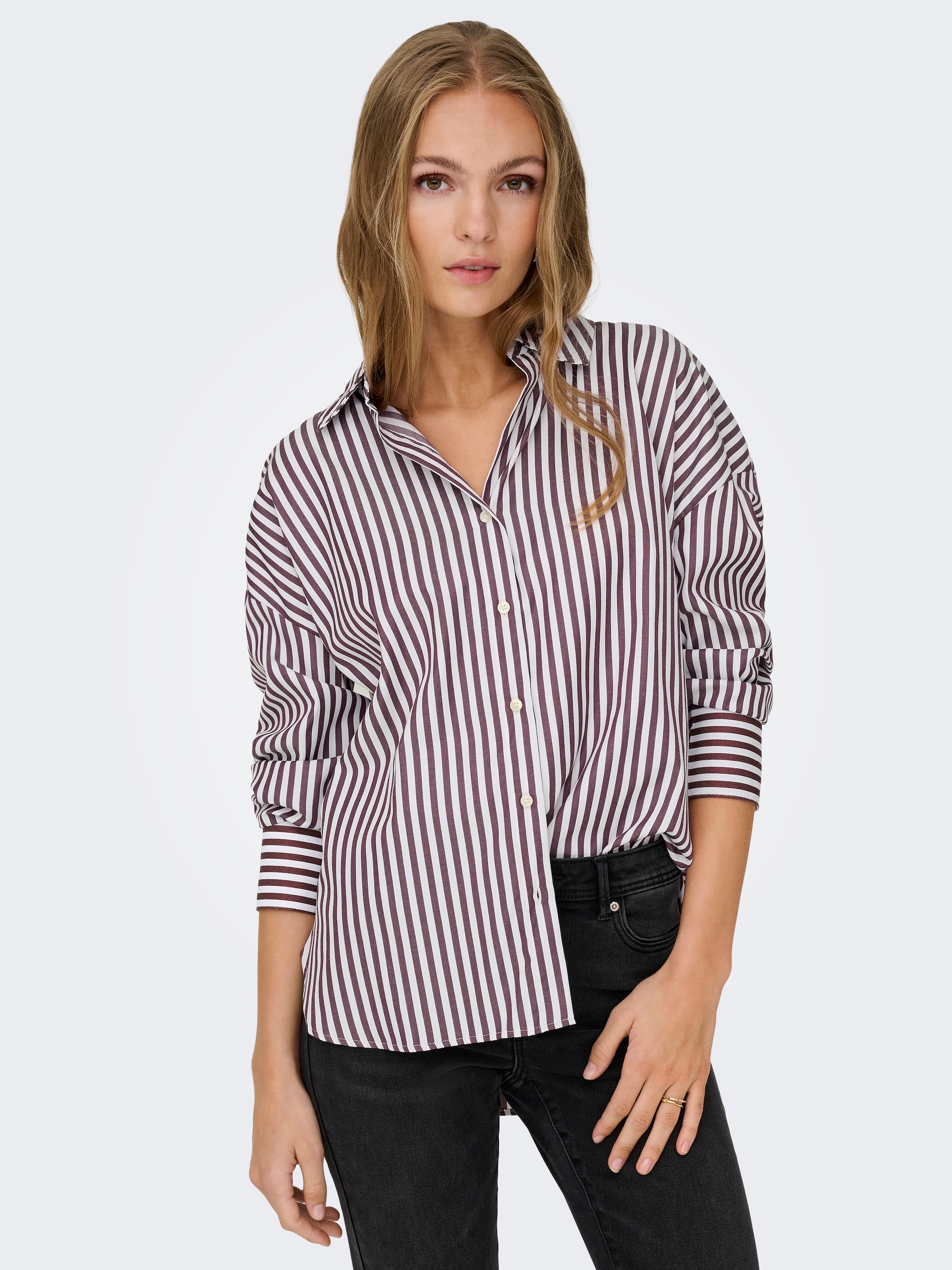 JDY Hemdbluse "JDYVESPER L/S LOOSE SHIRT WVN NOOS" günstig online kaufen