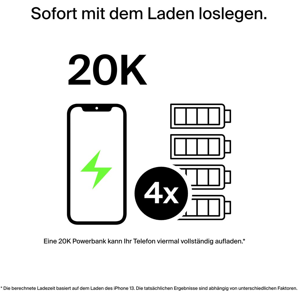 Belkin Powerbank »BOOST↑CHARGE™ USB-C PD Powerbank 20K«, 20000 mAh