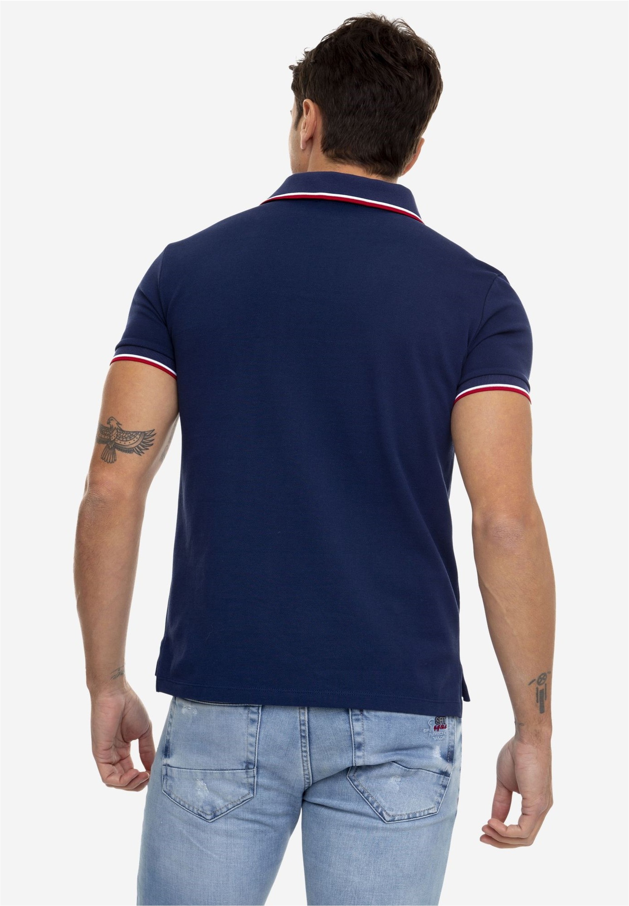 SIR RAYMOND TAILOR Poloshirt »Marcus«, (1 tlg.), mit klassischem Kragen und kurzer Knopfleiste