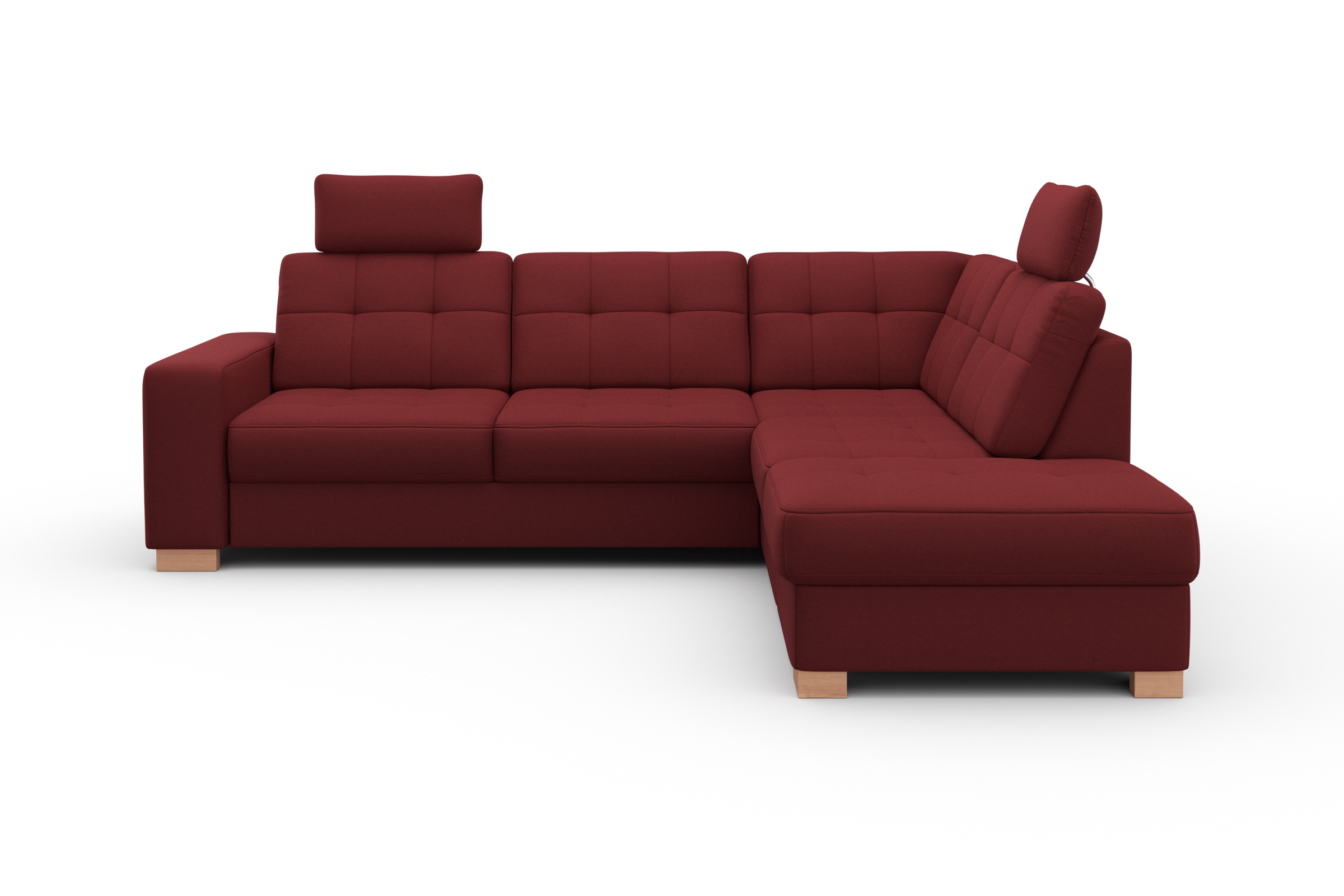 sit&more Ecksofa »Quincy L-Form«, wahlweise mit Bettfunktion und Bettkasten