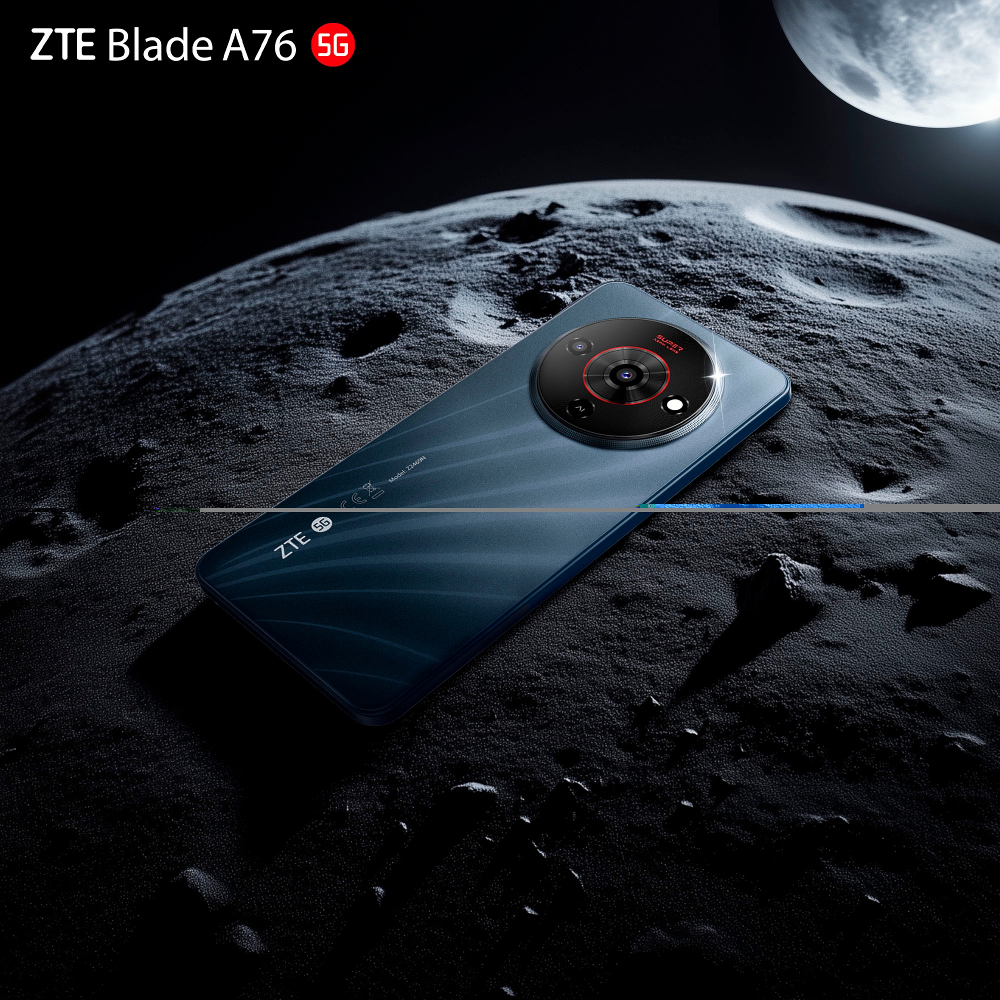 ZTE Smartphone »Blade A76 5G«, Stardust Black