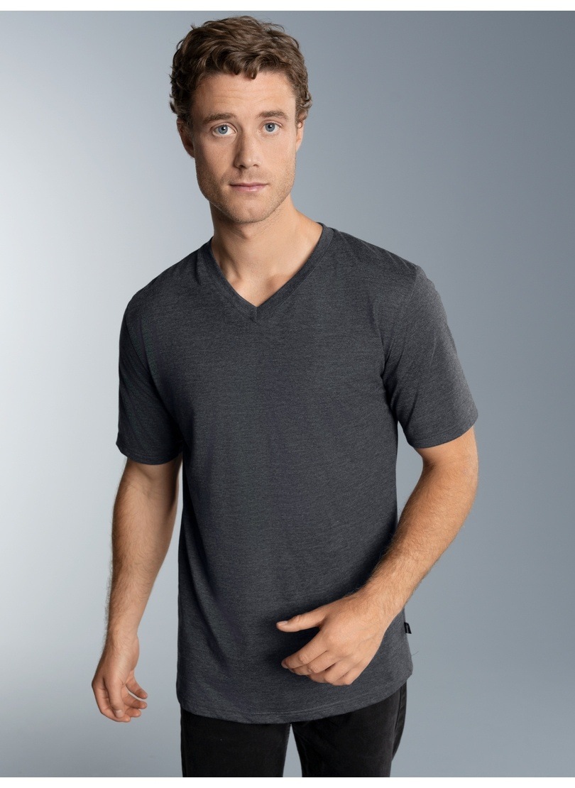 Trigema T-Shirt "TRIGEMA V-Shirt DELUXE Baumwolle" 1 Stk. günstig online kaufen