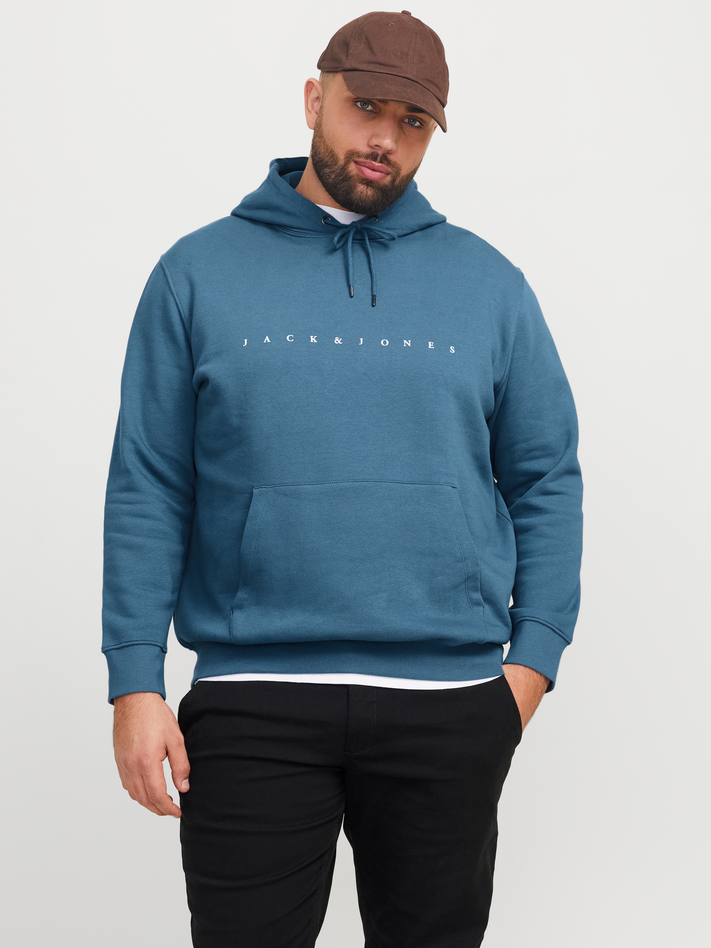 Jack & Jones PlusSize Kapuzensweatshirt "JJESTAR JJ SWEAT HOOD NOOS PLS", m günstig online kaufen