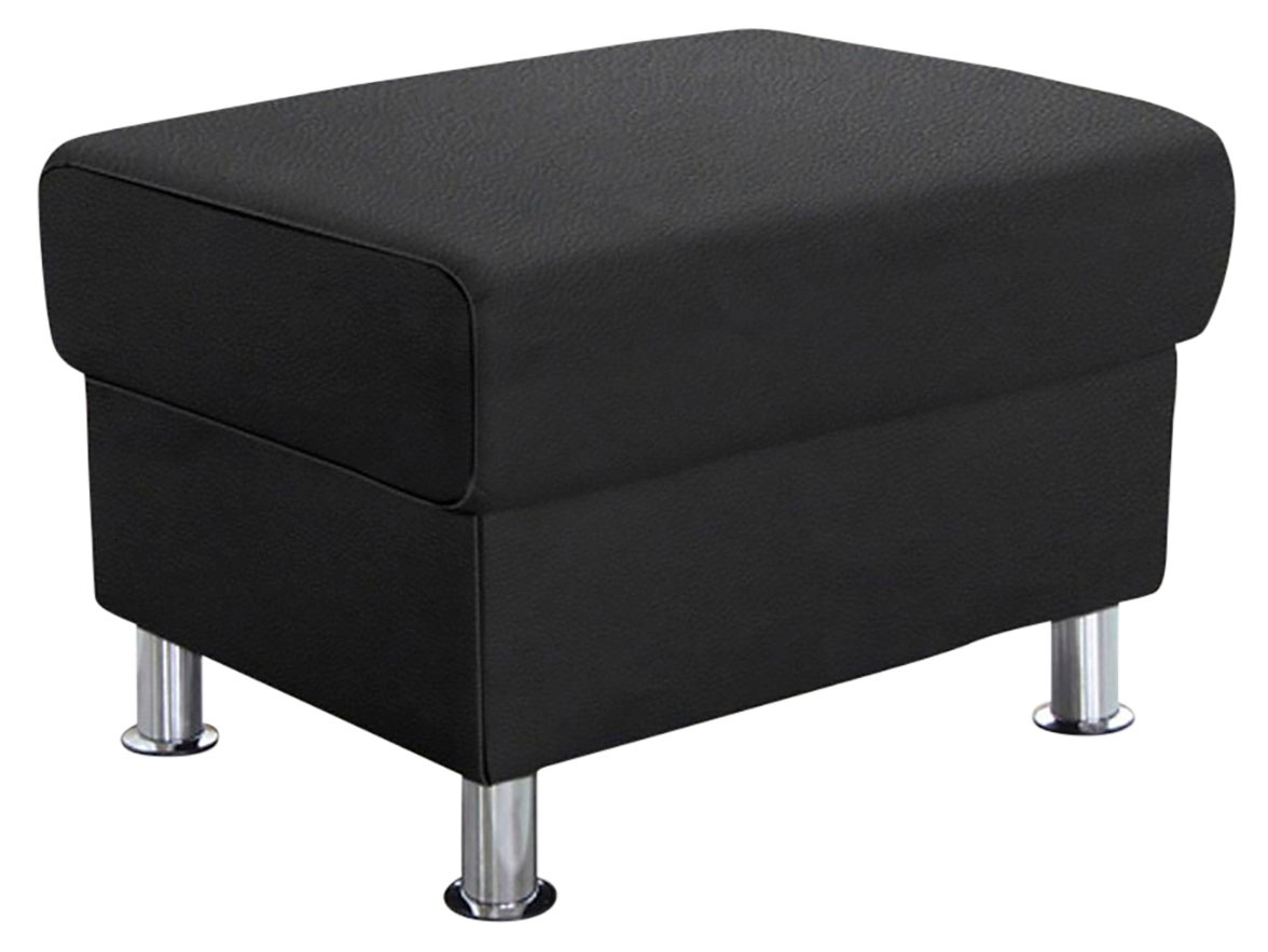 TRENDMANUFAKTUR Hocker "Rondo, Polsterhocker zur Serie, Breite 67 cm, Füße günstig online kaufen