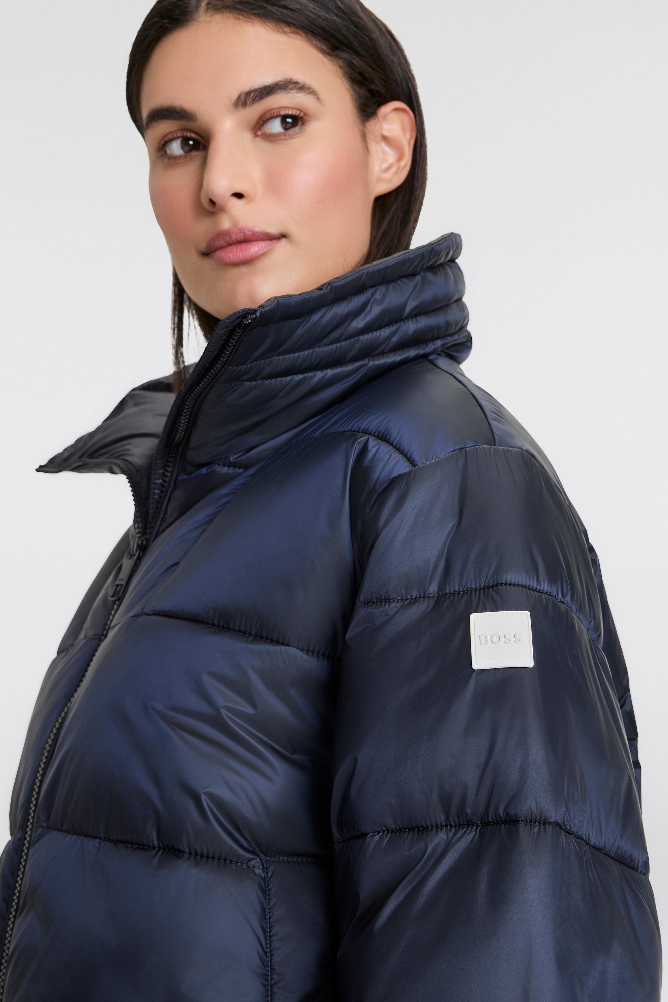 BOSS ORANGE Outdoorjacke »C_Padina 10262827«, mit gefüttertem Kragen