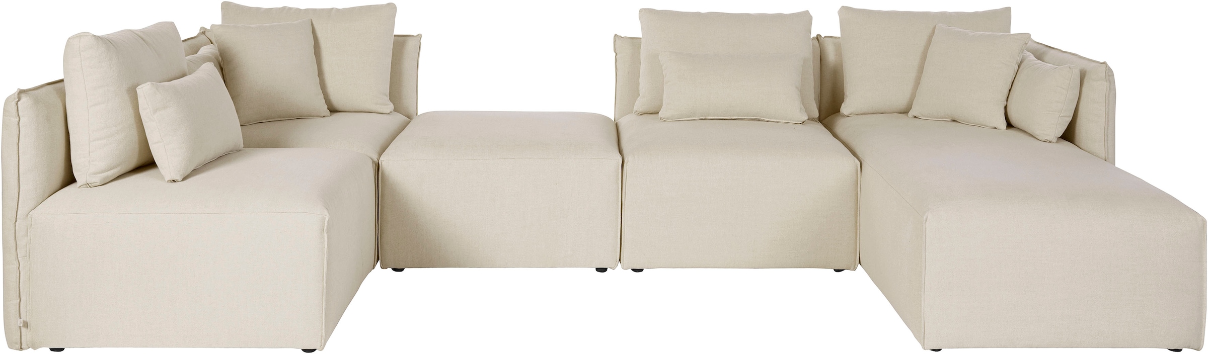 OTTO home Wohnlandschaft "Nöre U-Form" 5 Teile, in vielen Bezugsqualitäten günstig online kaufen