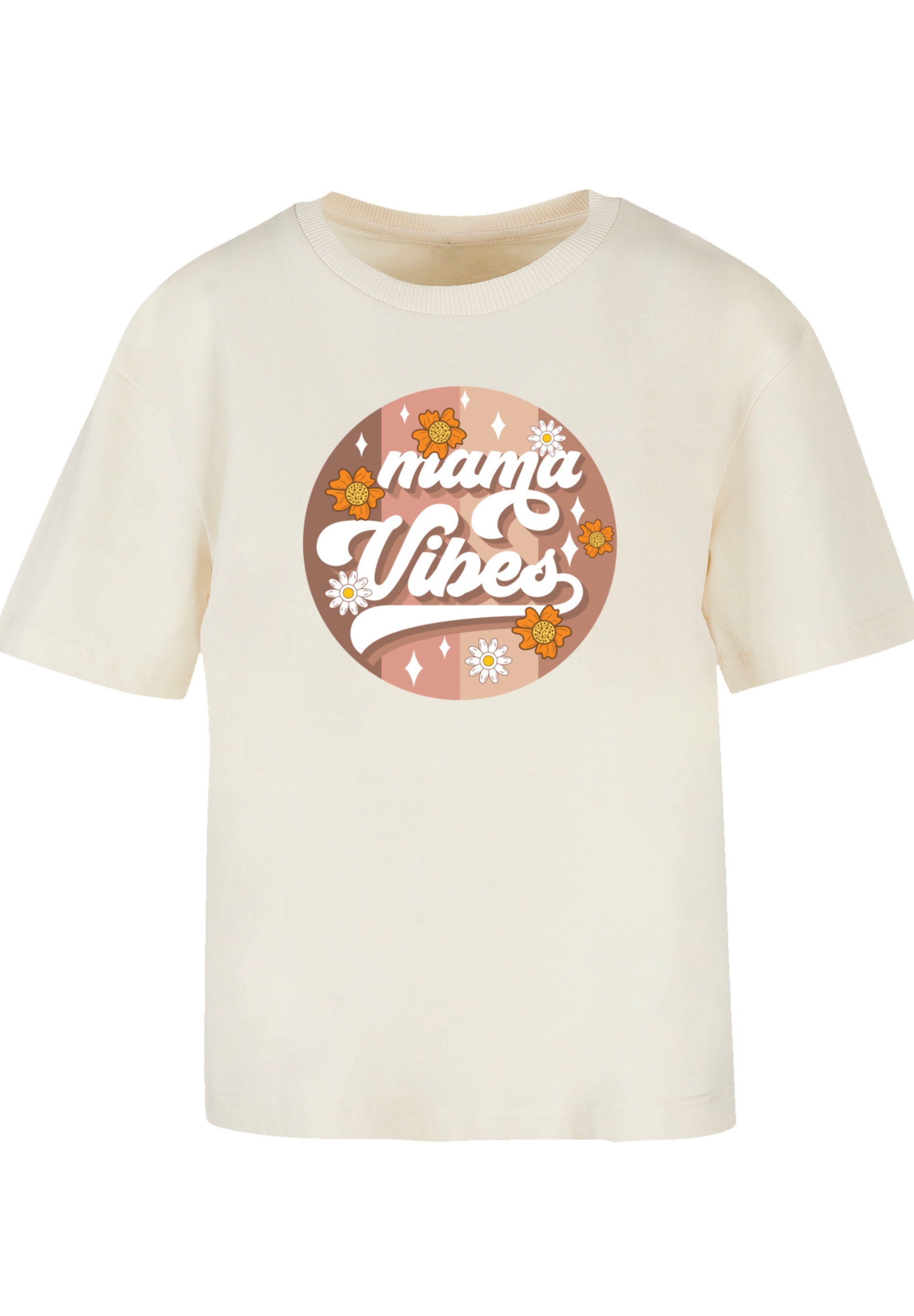F4NT4STIC T-Shirt »Mama Vibes Vintage Inspired Motherhood«, Premium Qualität