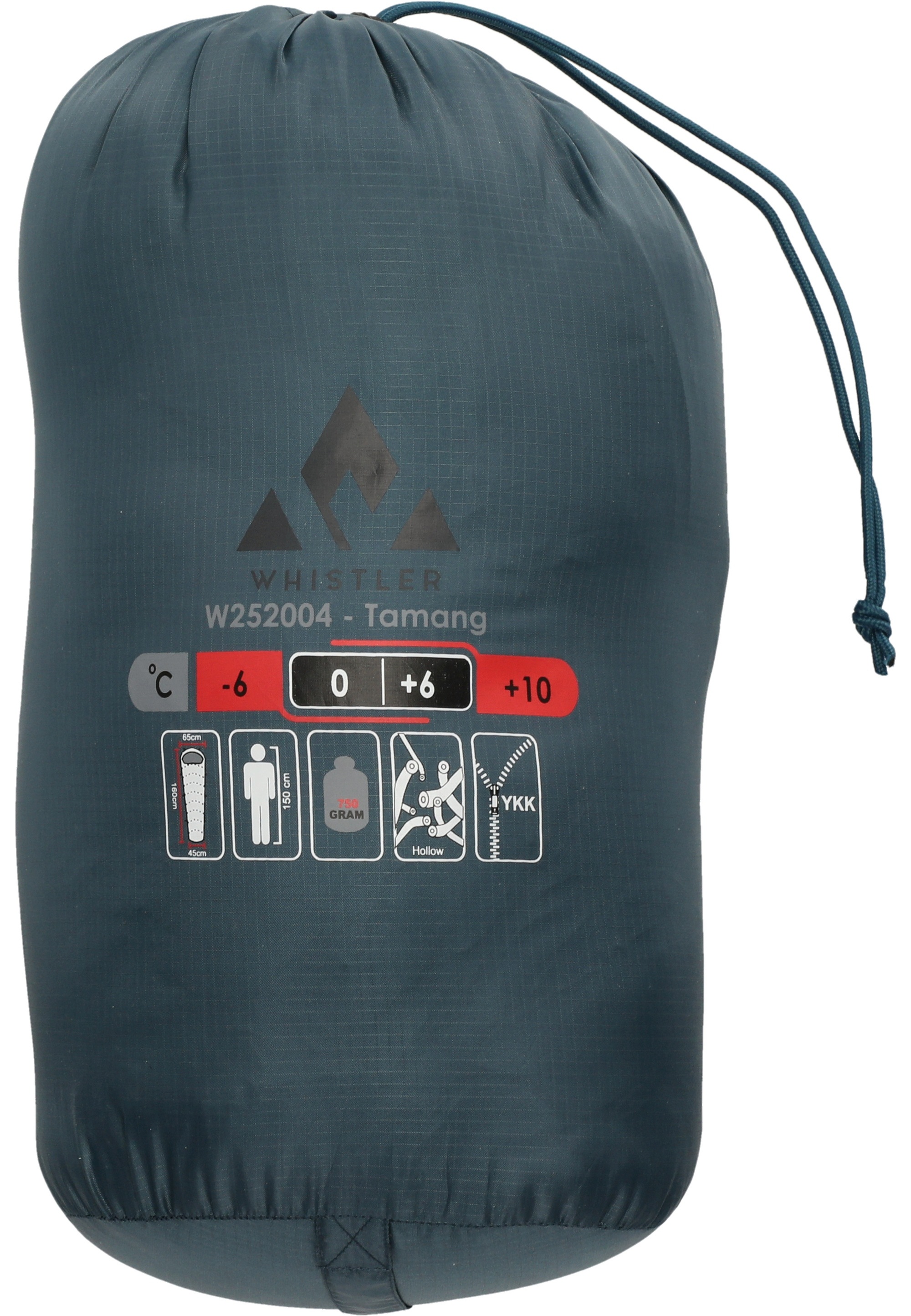 WHISTLER Trekkingschlafsack »Tamang jr.« mit hochwertiger Hohlfaserfüllung