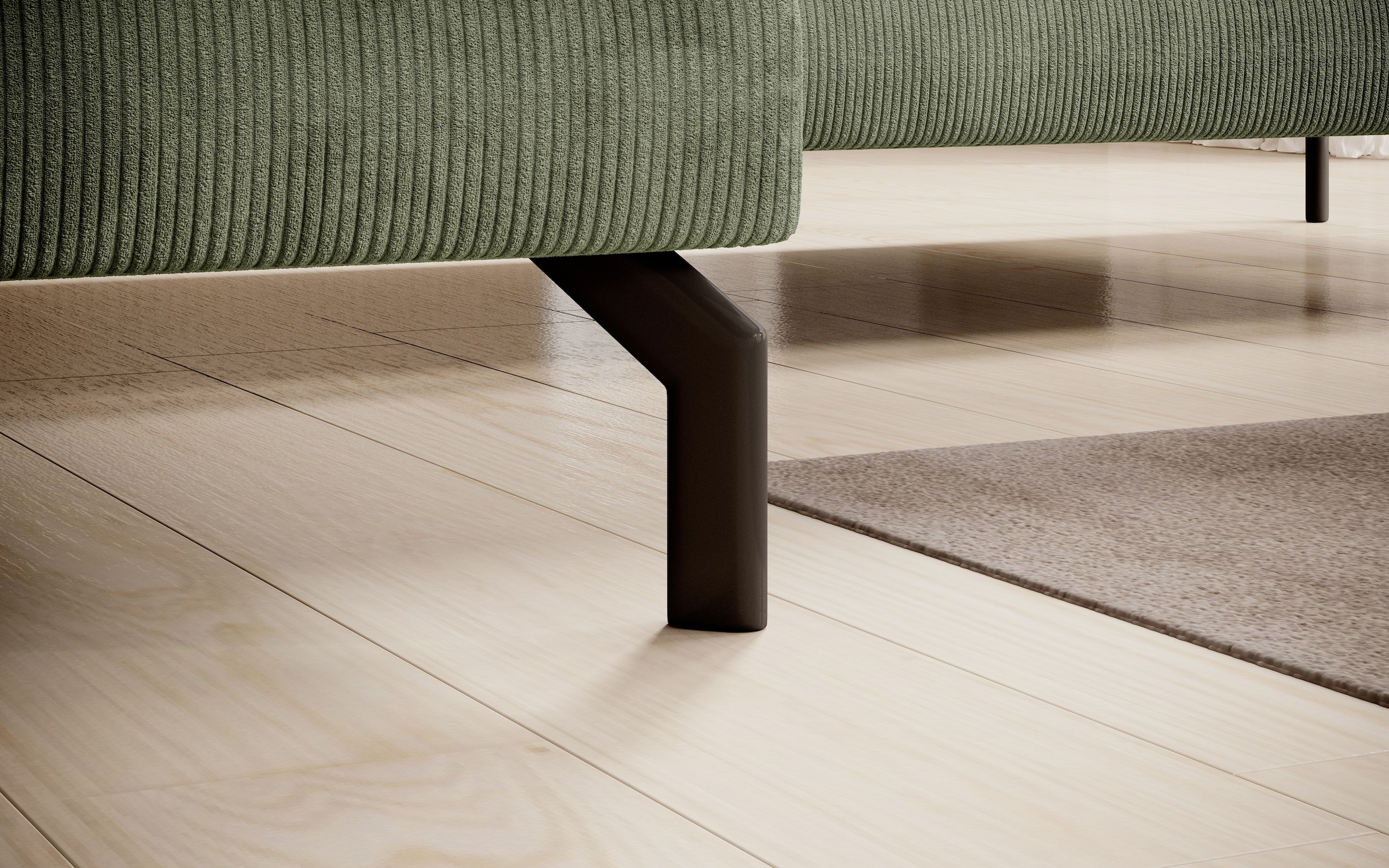 INOSIGN Ecksofa »Cross, mit softem Sitz, L-Form, wendbare Zierkissen, Breite 284 cm«, Couch mit vielen Kissen, stylische Kreuznaht, elegante Metallfüße