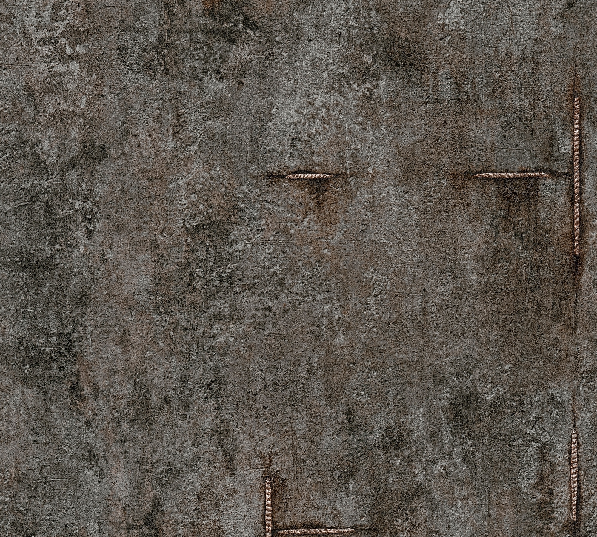 CosmoLiving by Cosmopolitan Vliestapete »Graphite Groove-Edge Betonoptiktapete« matt strukturiert Betonoptik mit modernem Industrial-Charme