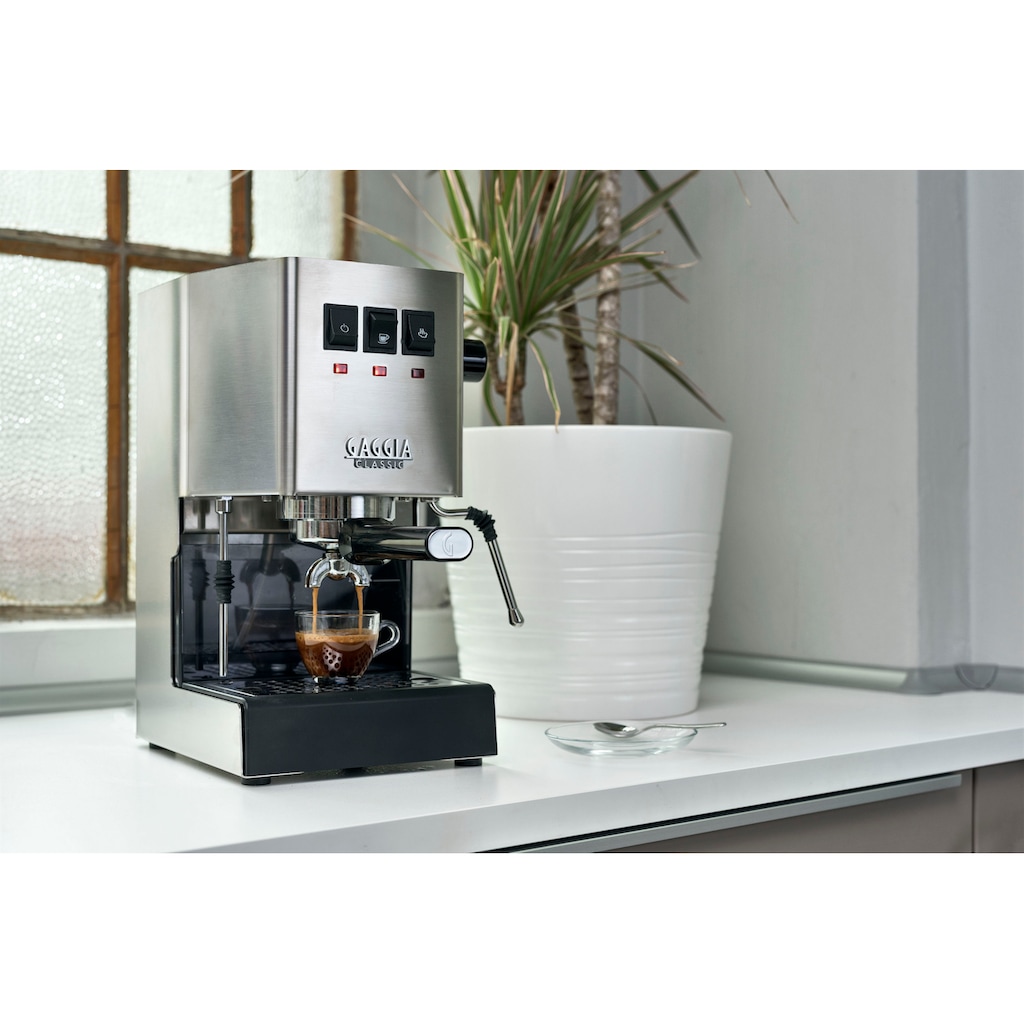 Gaggia Siebträgermaschine »Classic Evo Stainless Steel«