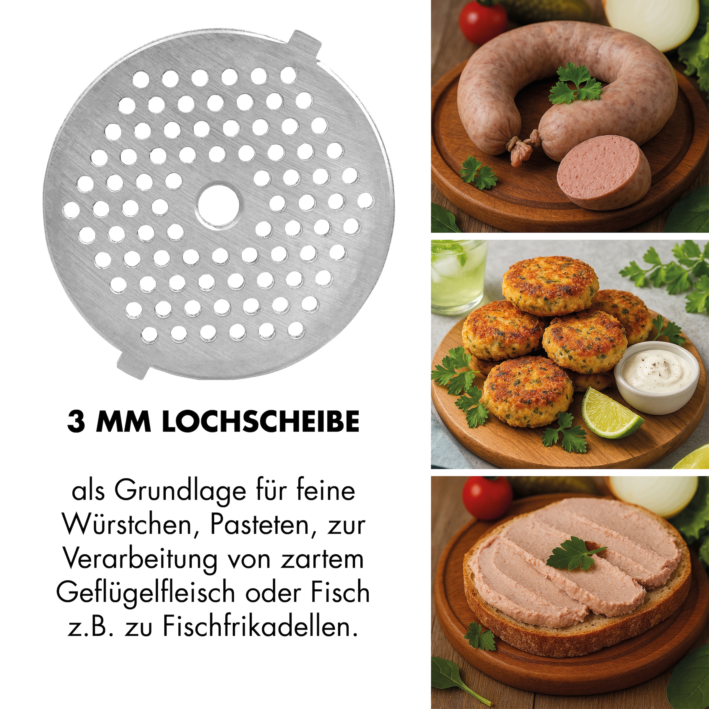 Gastroback Fleischwolf »Design Fleischwolf 6-in-1 Plus« inklusive Burger-Presse