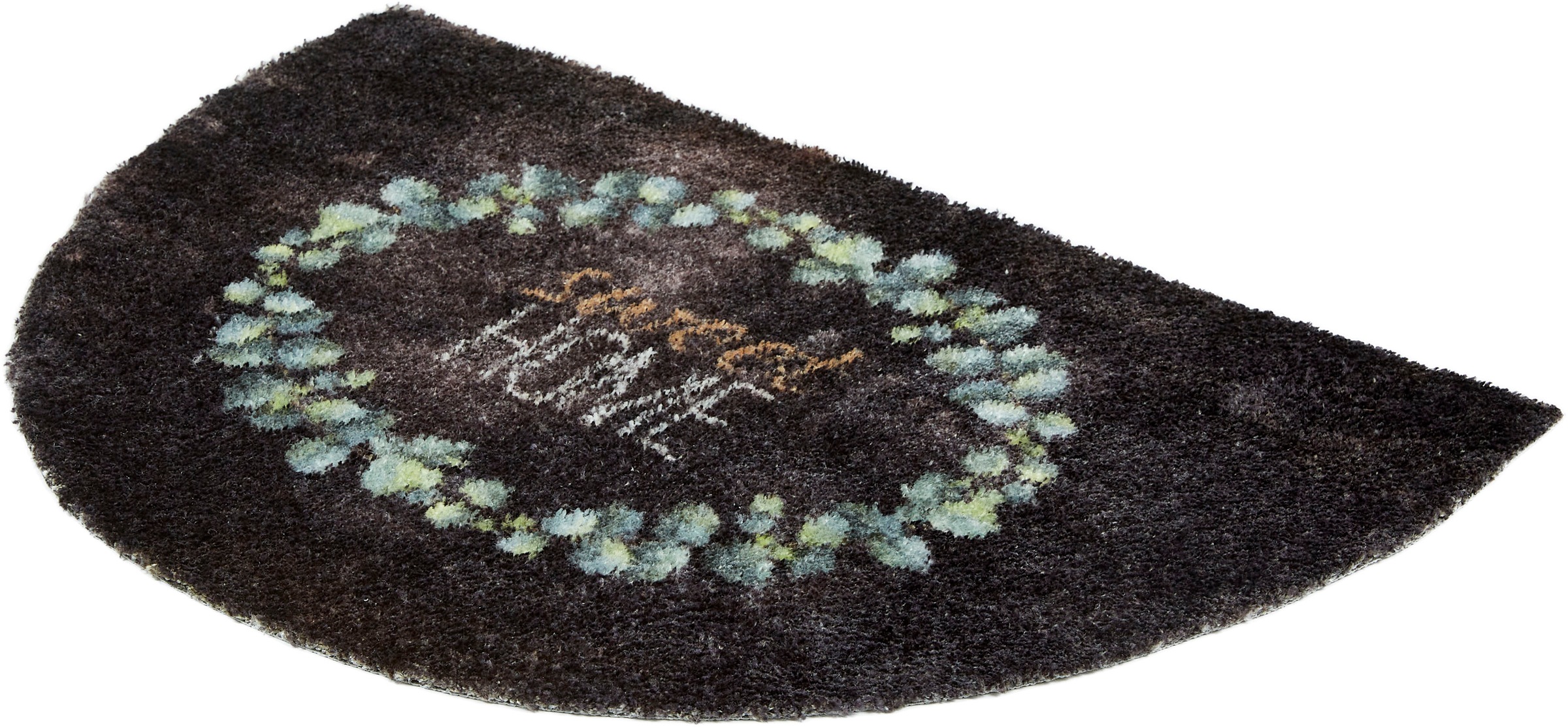 Thumbnail - ASTRA Fußmatte "Pure&Soft 015" halbrund 7 mm Höhe Sauberlaufmatte, weiche Oberfläche, waschbar, rutschfest