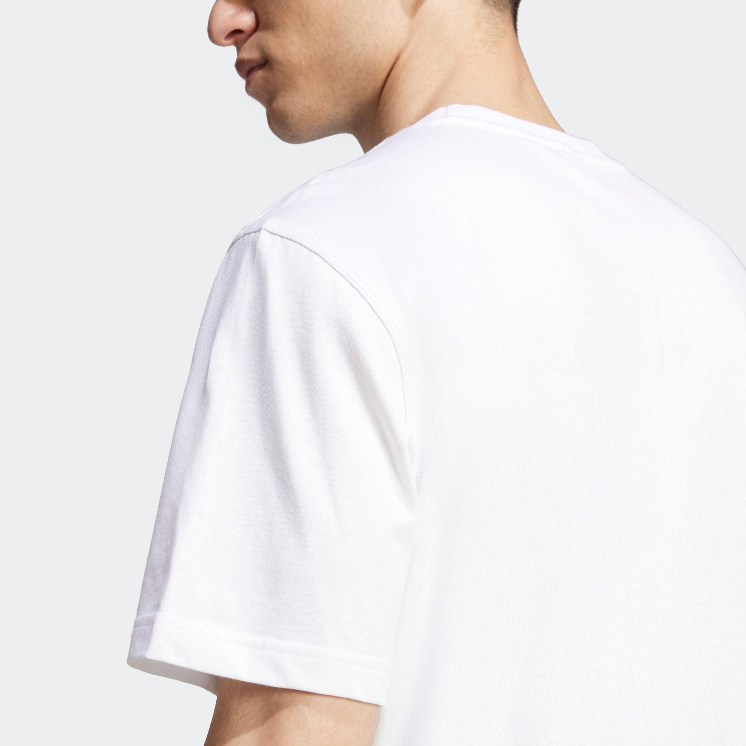 adidas Originals T-Shirt »TREFOIL ESS TEE«, drei Streifen Essentials Shirt mit Trefoil Logo