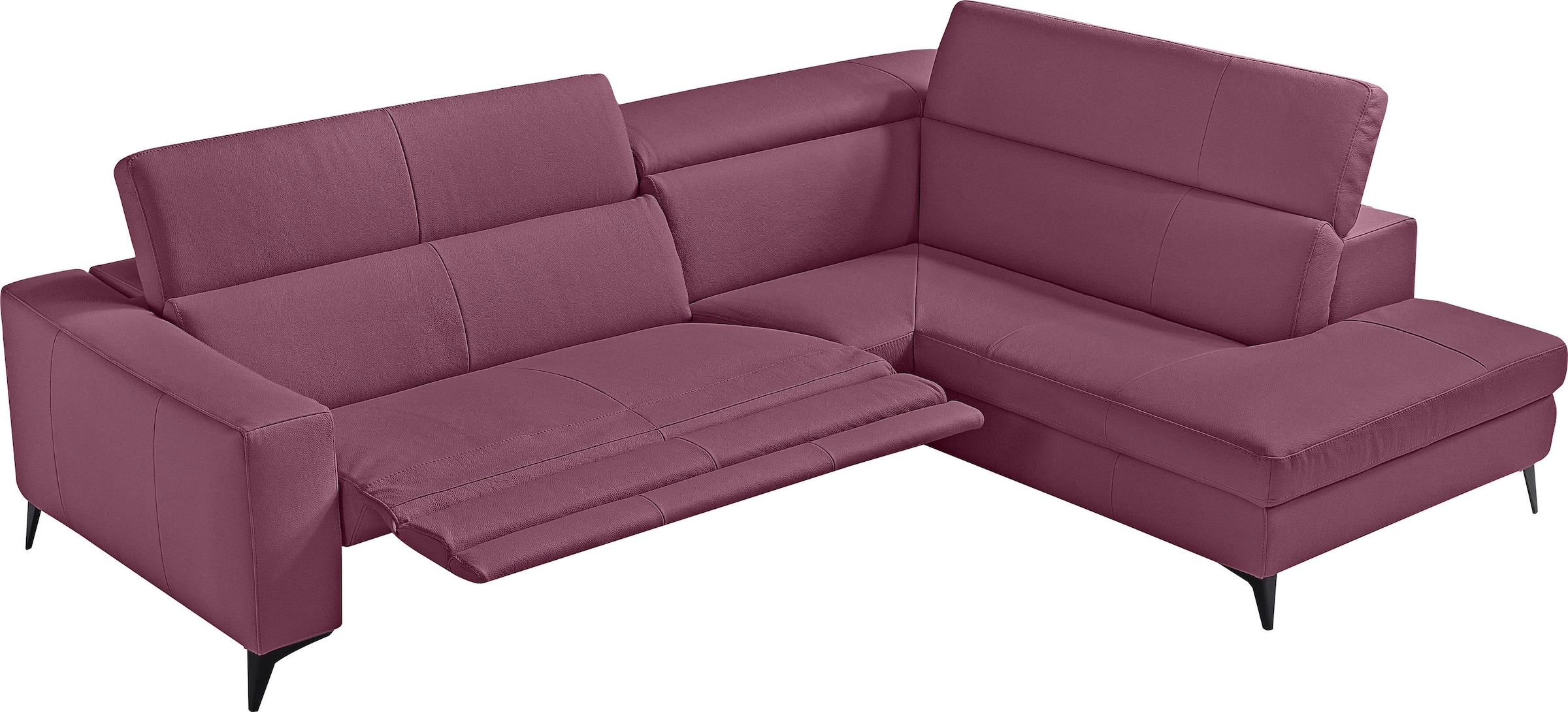Egoitaliano Ecksofa "Edith, Designsofa mit hohem Sitzkomfort, L-Form", inkl günstig online kaufen
