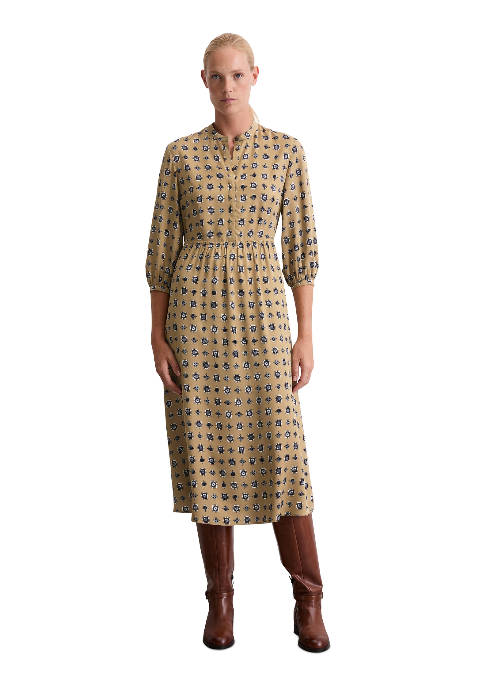 Marc O'Polo Midikleid »aus fließendem Viskose-Twill«
