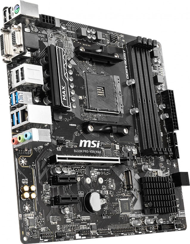 MSI Mainboard »B450M PRO-VDH MAX«