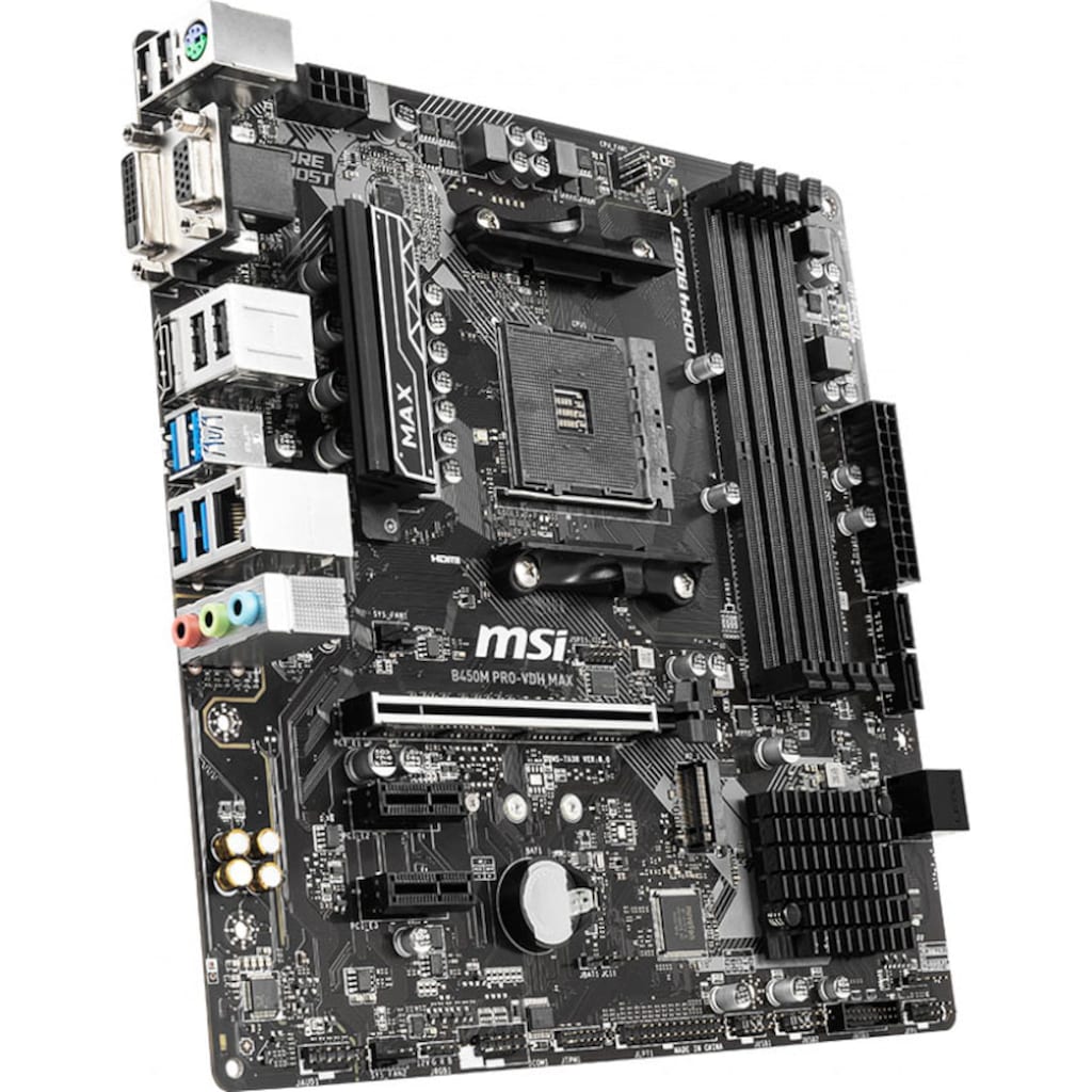 MSI Mainboard »B450M PRO-VDH MAX«