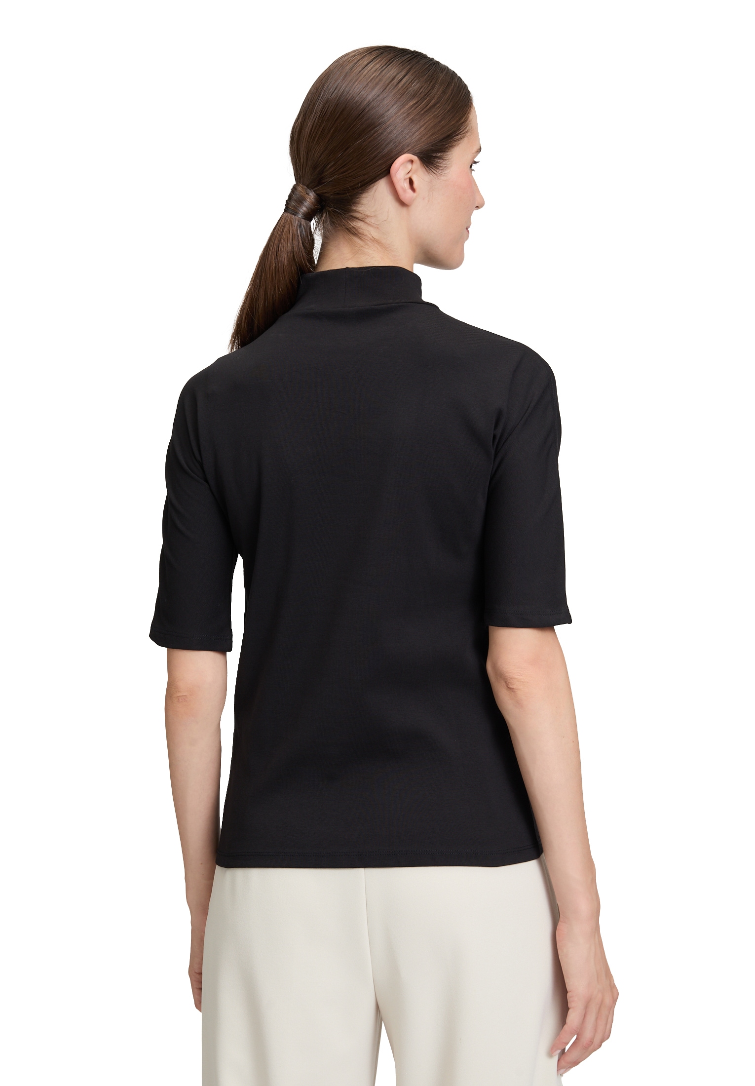 Betty Barclay Kurzarmshirt »Betty Barclay Damen Rollkragenshirt mit Stehkragen«, (1 tlg.)