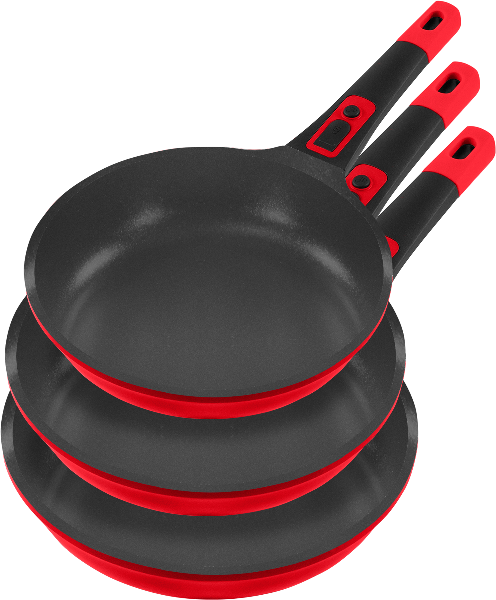 KING Pfannen-Set ""Click-Grip Xylan Plus Silver Diamond"" Aluminiumguss Set günstig online kaufen