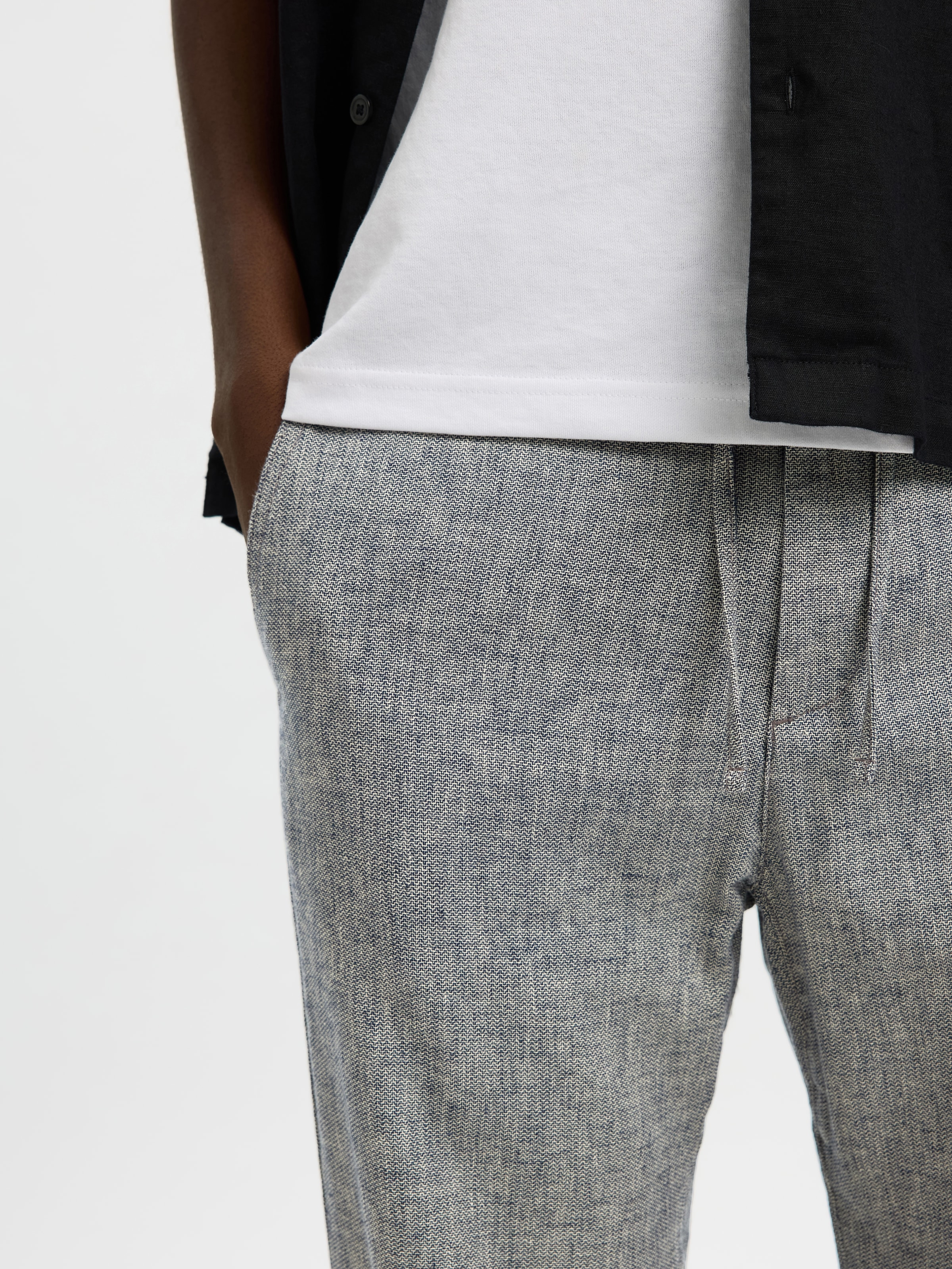 SELECTED Chinohose »SLH172-SLIMTAPE BRODY LINEN PANT NOOS«  mit Leinen