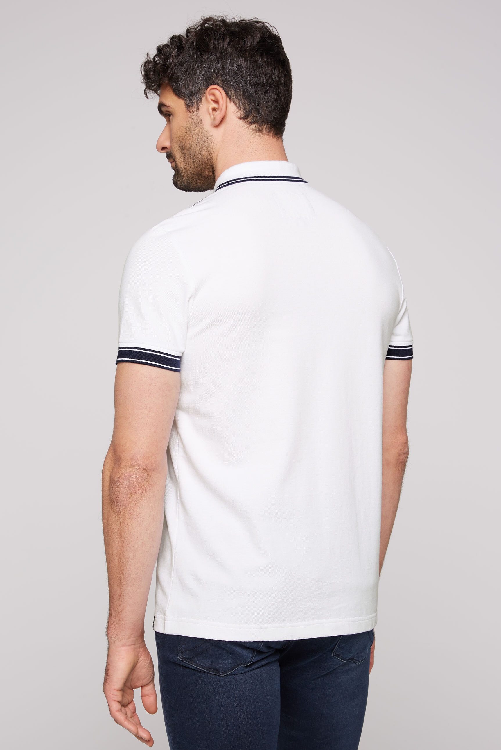 CAMP DAVID Poloshirt, aus Baumwolle