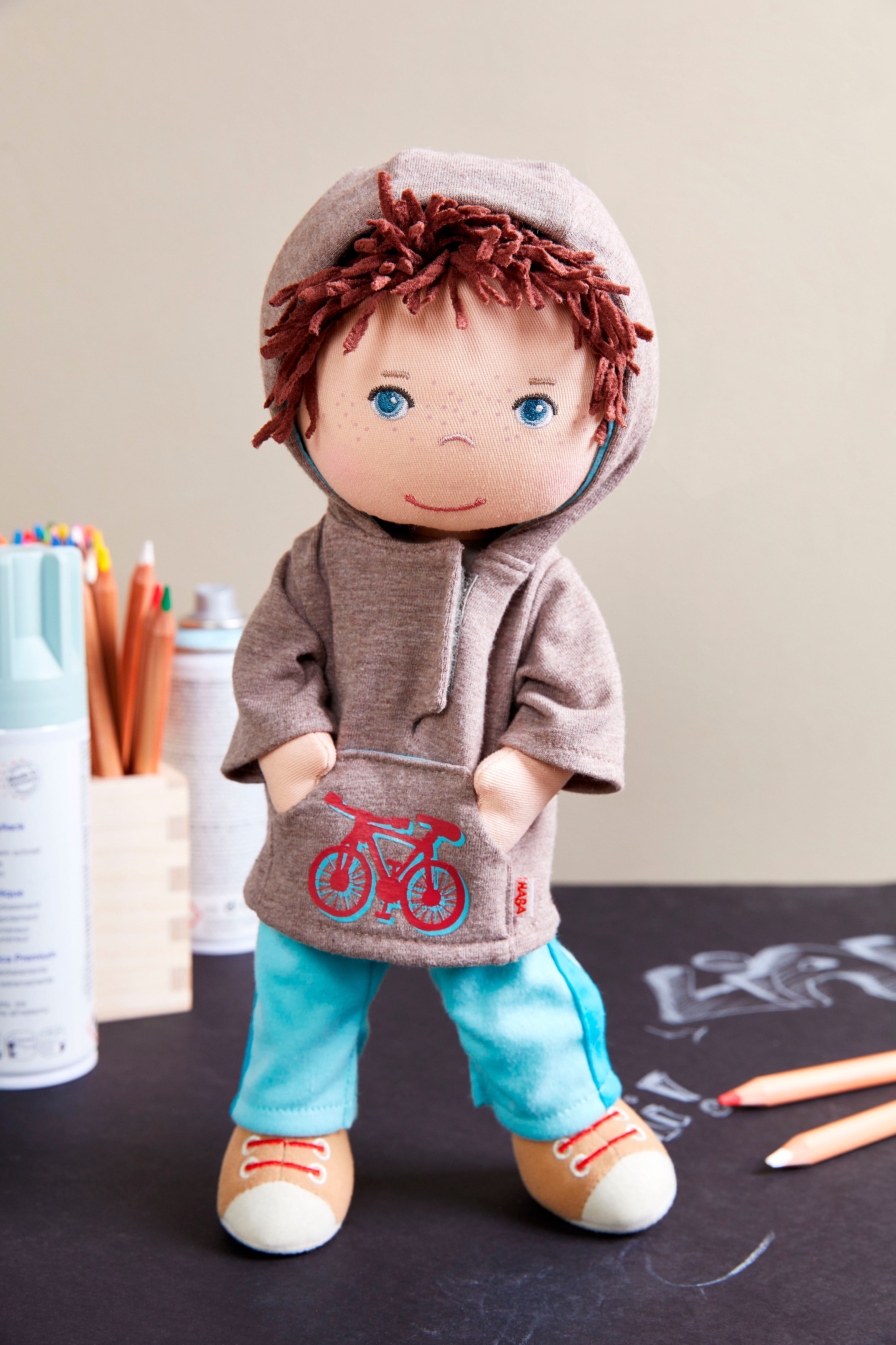 Haba Stoffpuppe »Lian«, Mit Hoodie und Hose