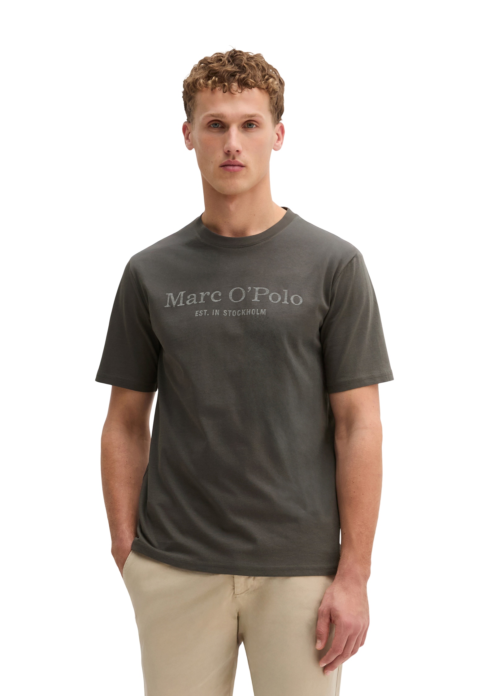 Marc OPolo T-Shirt klassisches Logo-T-Shirt günstig online kaufen
