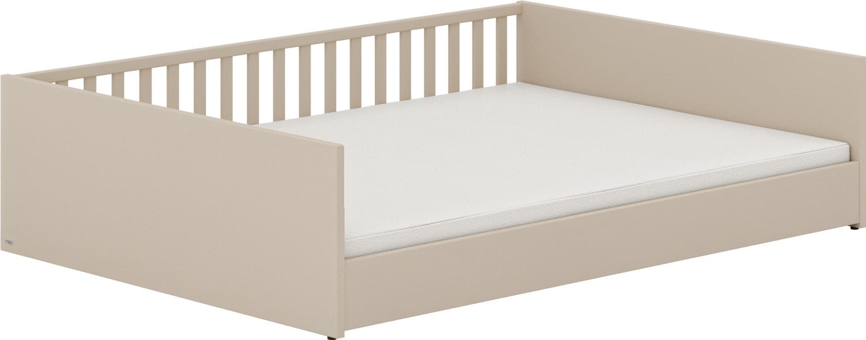 PAIDI Kinderbett »LITTLE FLO, vom Baby bis zum Teeni, in mehreren Farben und Breiten«, (Breite/Länge: 90x200cm + 120X200cm +140x200cm), umbaubar zum Kinder- oder Jugendbett, Bodenbett auch als Sofa nutzbar