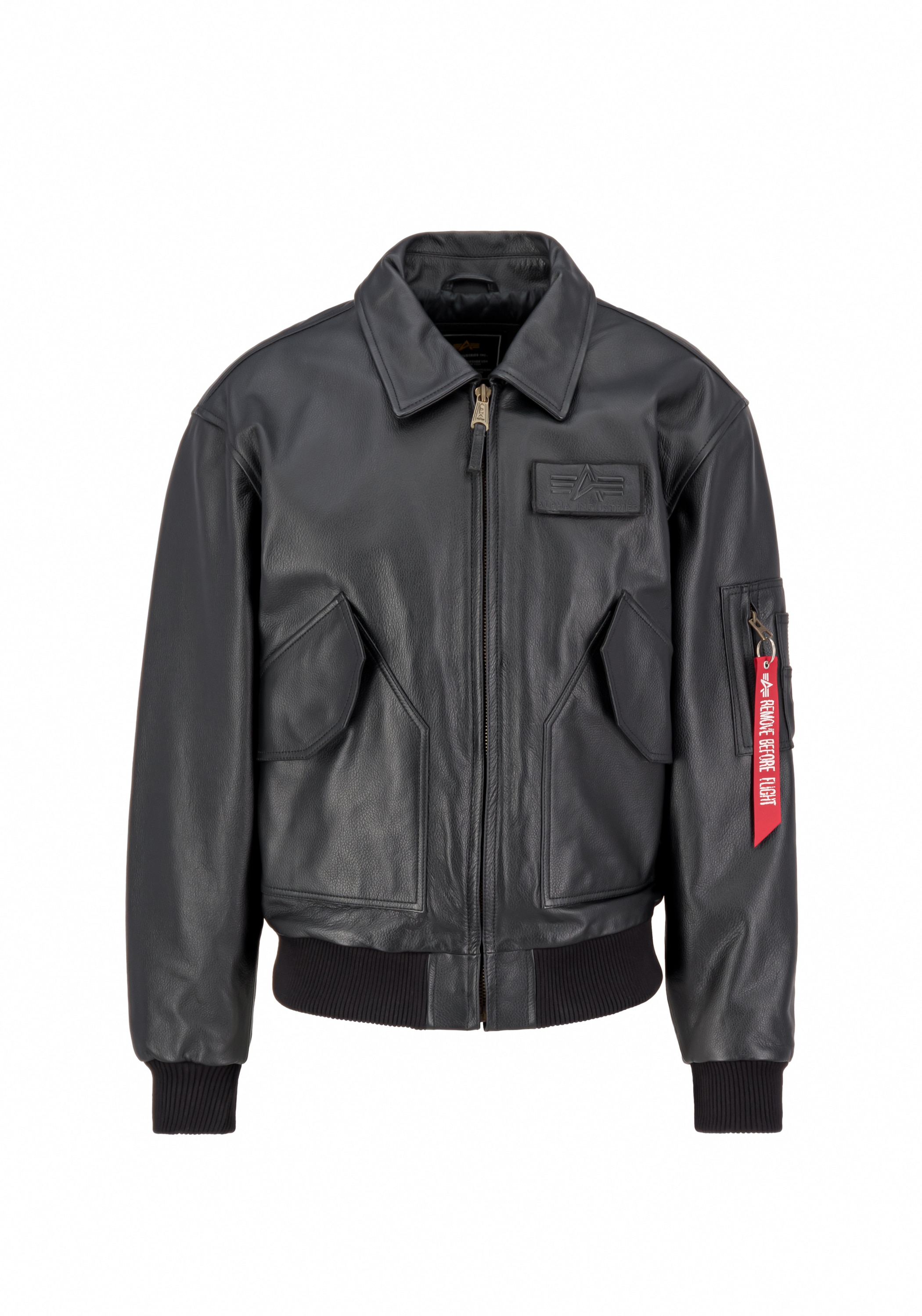 Alpha Industries Lederjacke "Alpha Industries Men - Leather & Vegan Jackets CWU Leather"