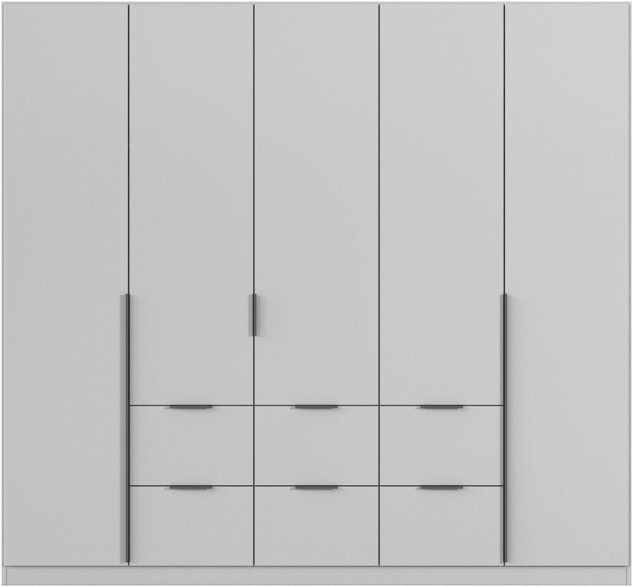 rauch Drehtürenschrank »Kleiderschrank Schrank Garderobe AGORDO mit Dekor- oder Hochglanzfront«, (in zwei Griff-Farben mit Dekor- oder Hochglanzfront), mit Außenschubkästen, in 6 Breiten und 2 Höhen MADE IN GERMANY