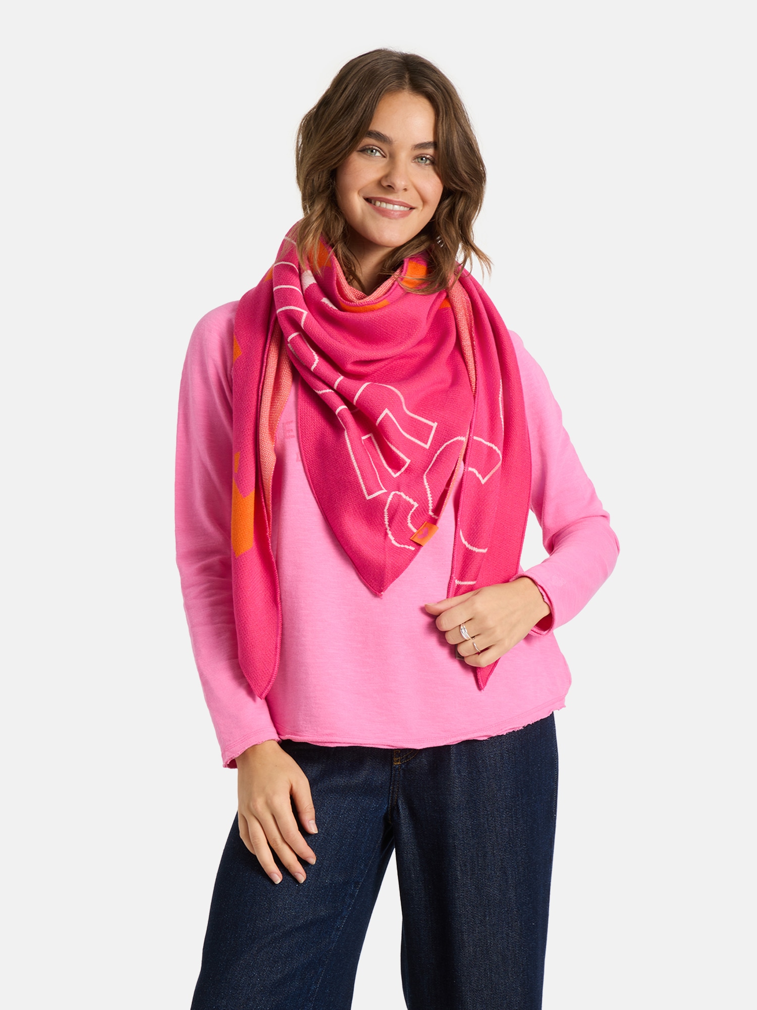 Lieblingsstück Modetuch »Damen-Dreiecksschal« mit Baumwoll-Anteil