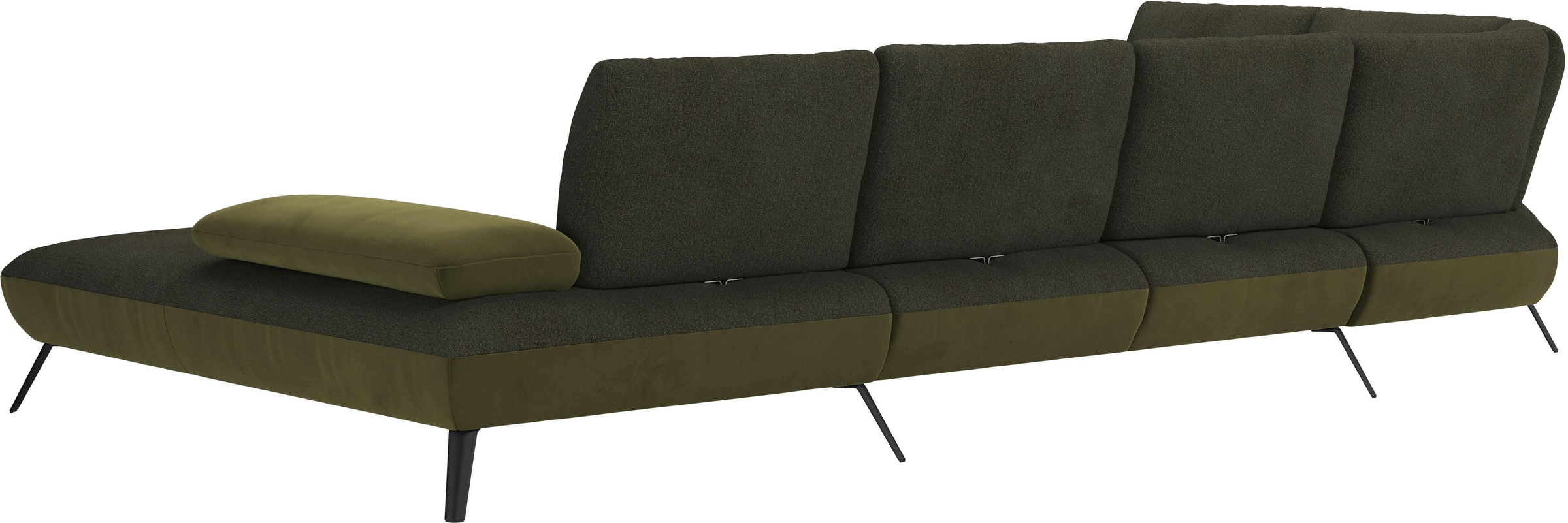 Places of Style Wohnlandschaft »Mikado U-Form«, inkl. Sitztiefenverstellung und Armteilverstellung