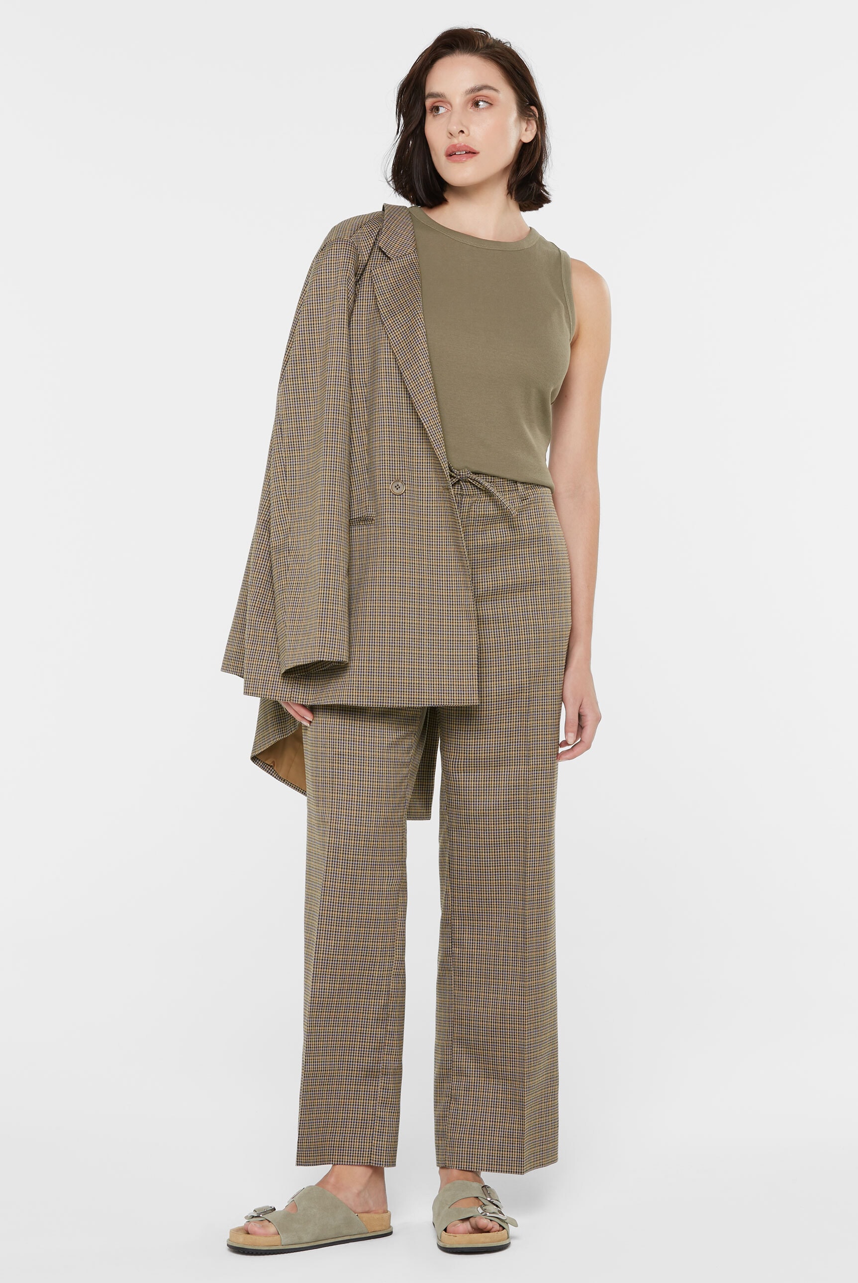 SENSES.THE LABEL Stoffhose, mit Bügelfalten