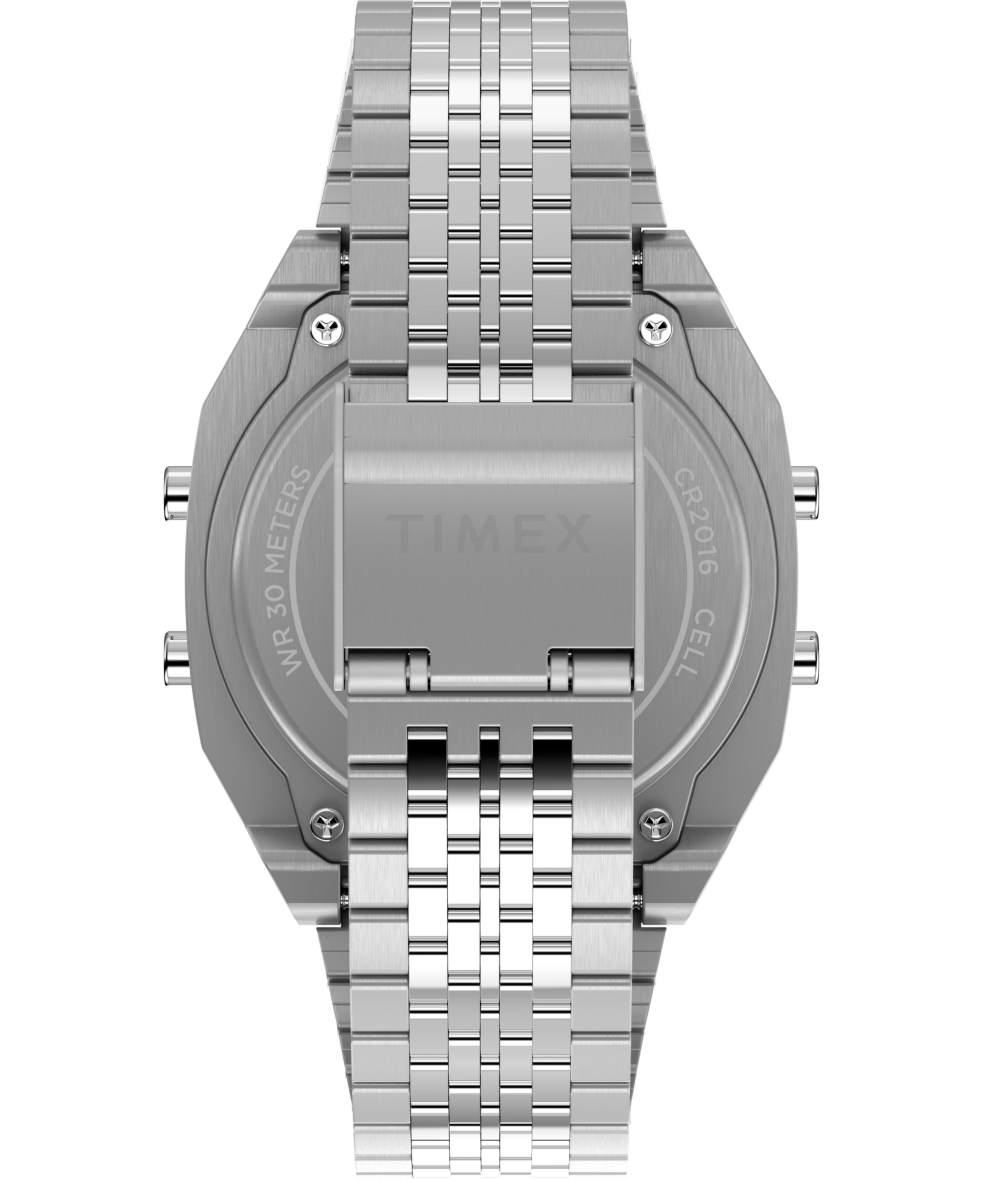 Timex Chronograph »TIMEX x FORTNITE TIMEX T80« Quarzuhr, Armbanduhr,Herrenuhr,Edelstahlarmband, Stoppfunktion,digital