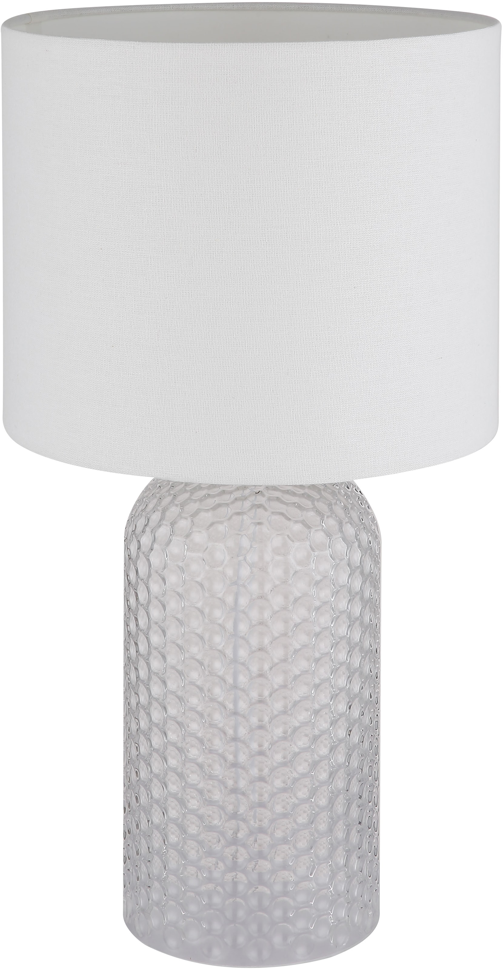 GLOBO LIGHTING Tischleuchte »SOFIA«, Leuchtmittel E27 | ohne Leuchtmittel, Tischlampe/weiß/Wohnzimmer/Flur/Schlafzimmer