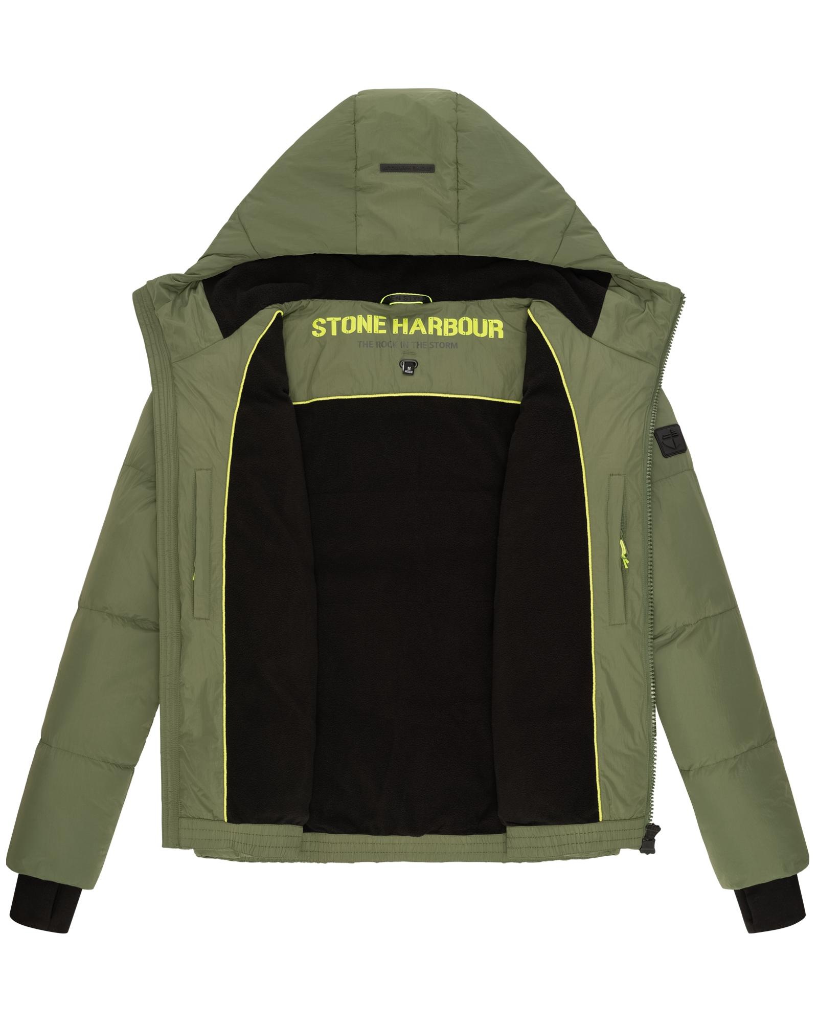 Stone Harbour Steppjacke »Tayroos XX«, mit Kapuze, Gesteppte Herren Winterjacke mit Kapuze