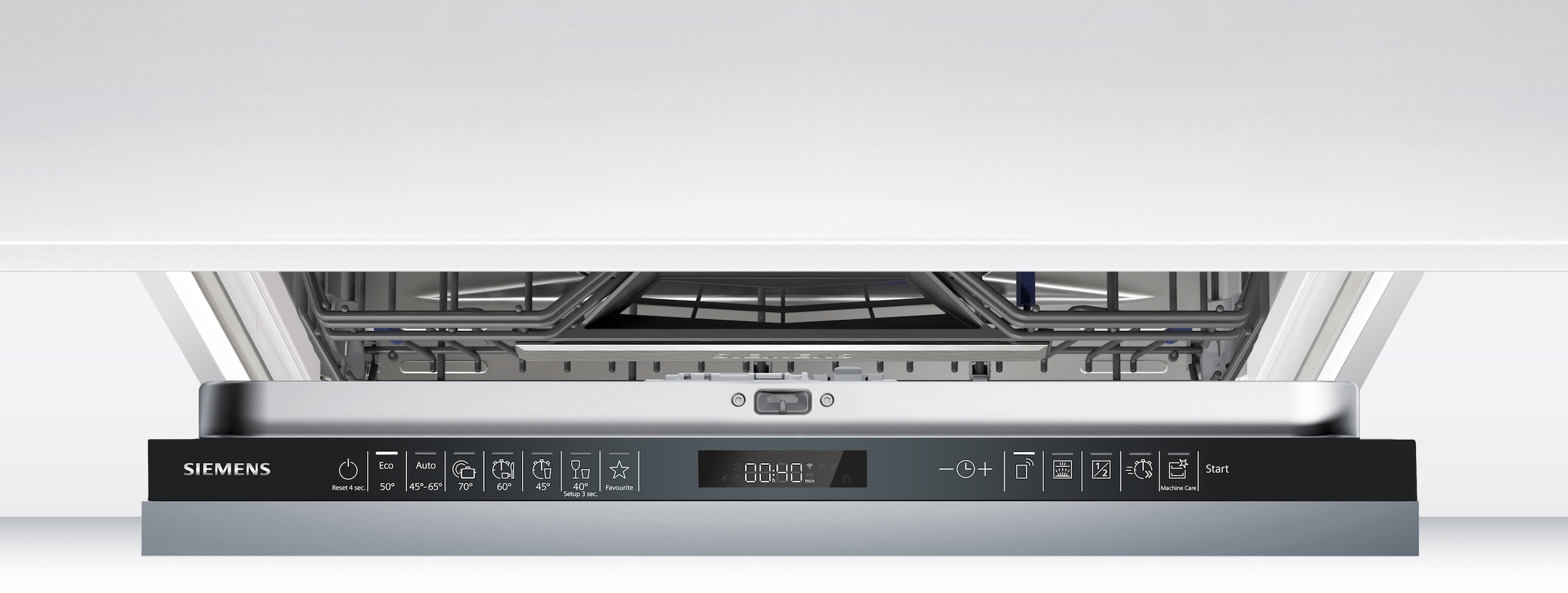 SIEMENS vollintegrierbarer Geschirrspüler iQ500 »SX95EX22CE« 14 tlg. Maßgedecke