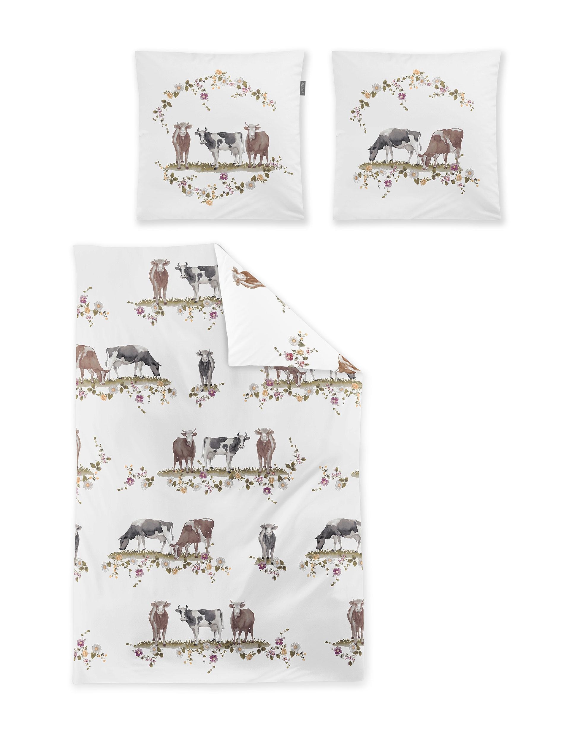 Irisette Bettwäsche »Wave 8520« 2 anschmiegsam und atmungsaktiv, Ganzjahresqualität