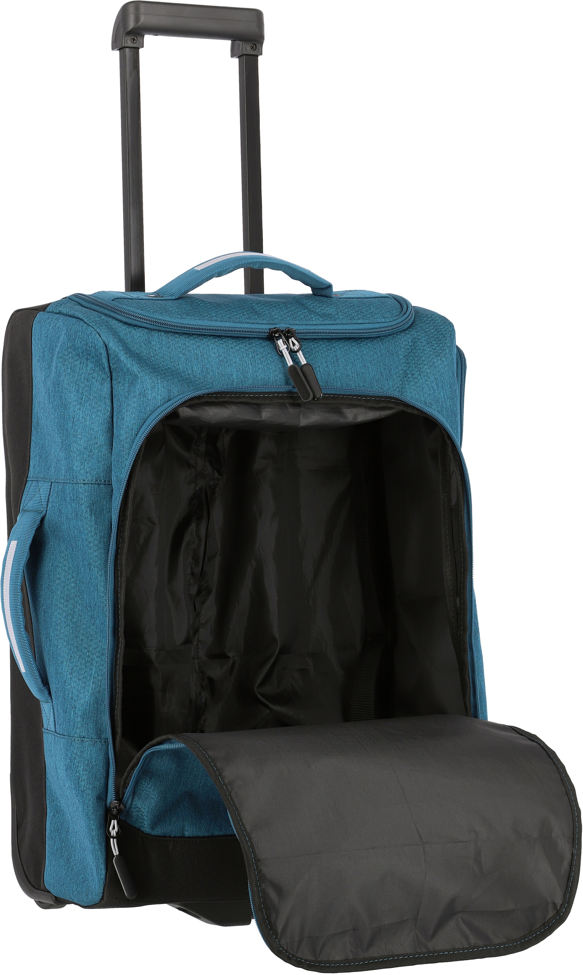 travelite Weichgepäck-Trolley »KICK OFF S, 55 cm«, 2 St. Rollen, Handgepäck-Koffer Reisegepäck Reisekoffer Trolley Freizeittasche